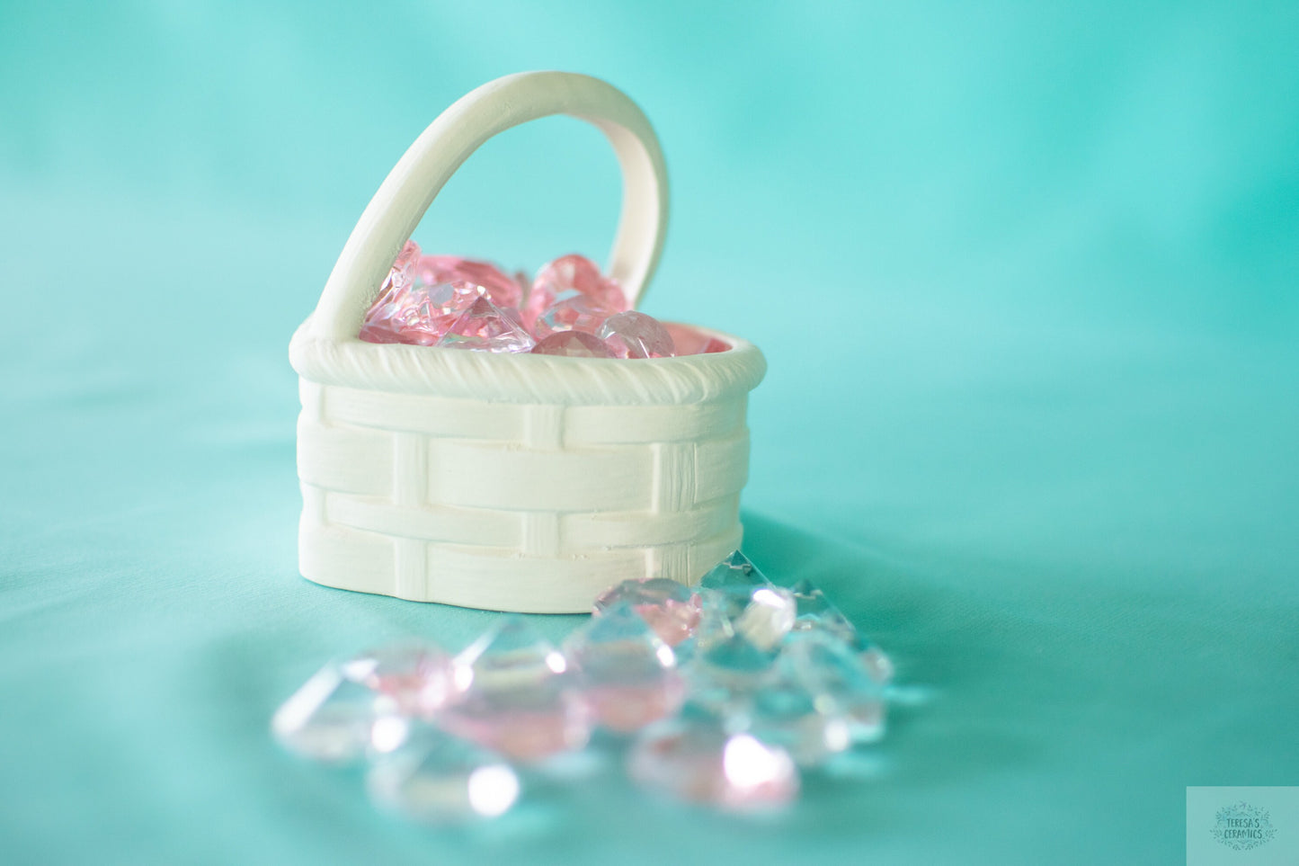 DIY Bisque Heart Candy Dish - Paint Your Own Valentine's Gift Basket - Ceramic Art Project