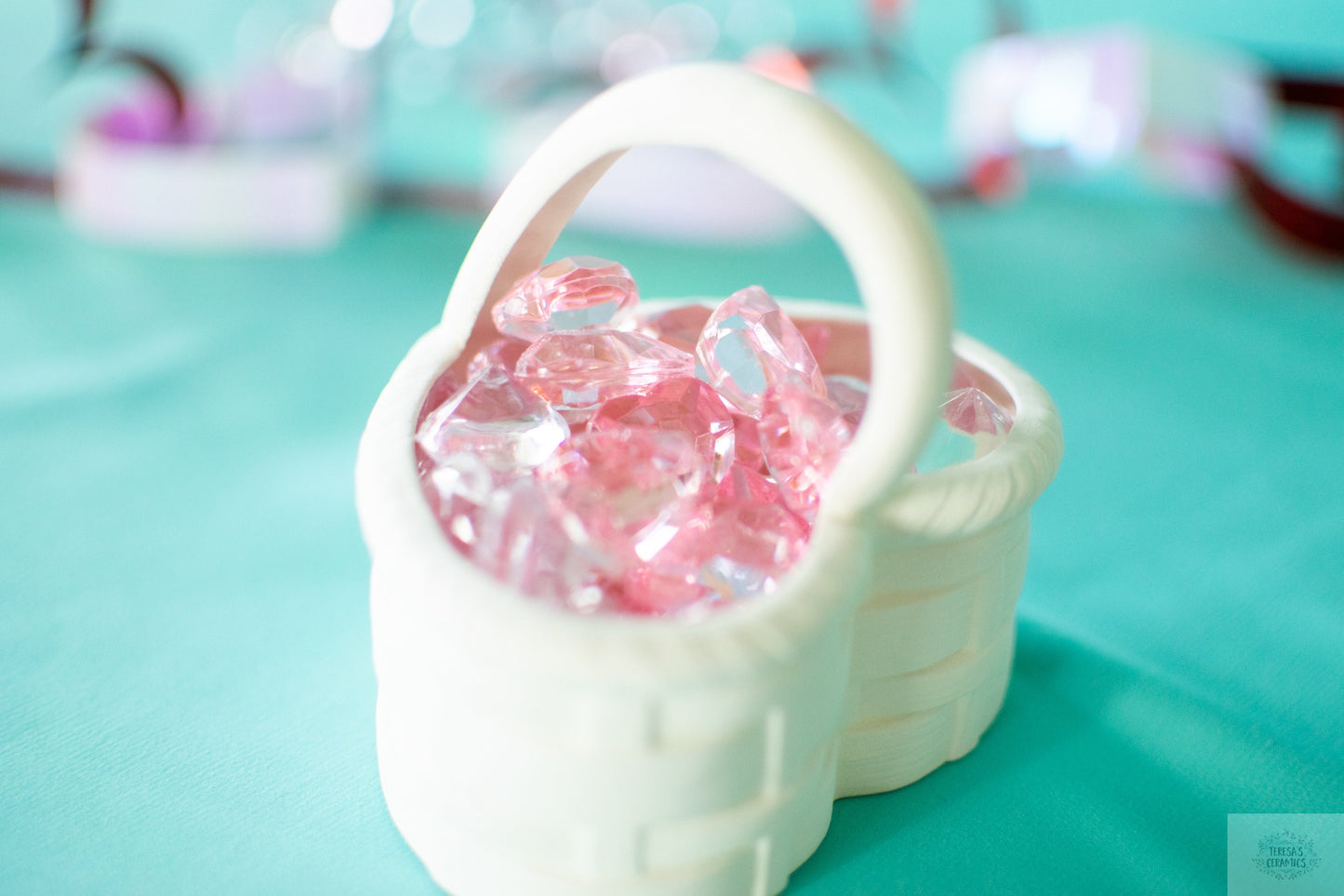 DIY Bisque Heart Candy Dish - Paint Your Own Valentine's Gift Basket - Ceramic Art Project