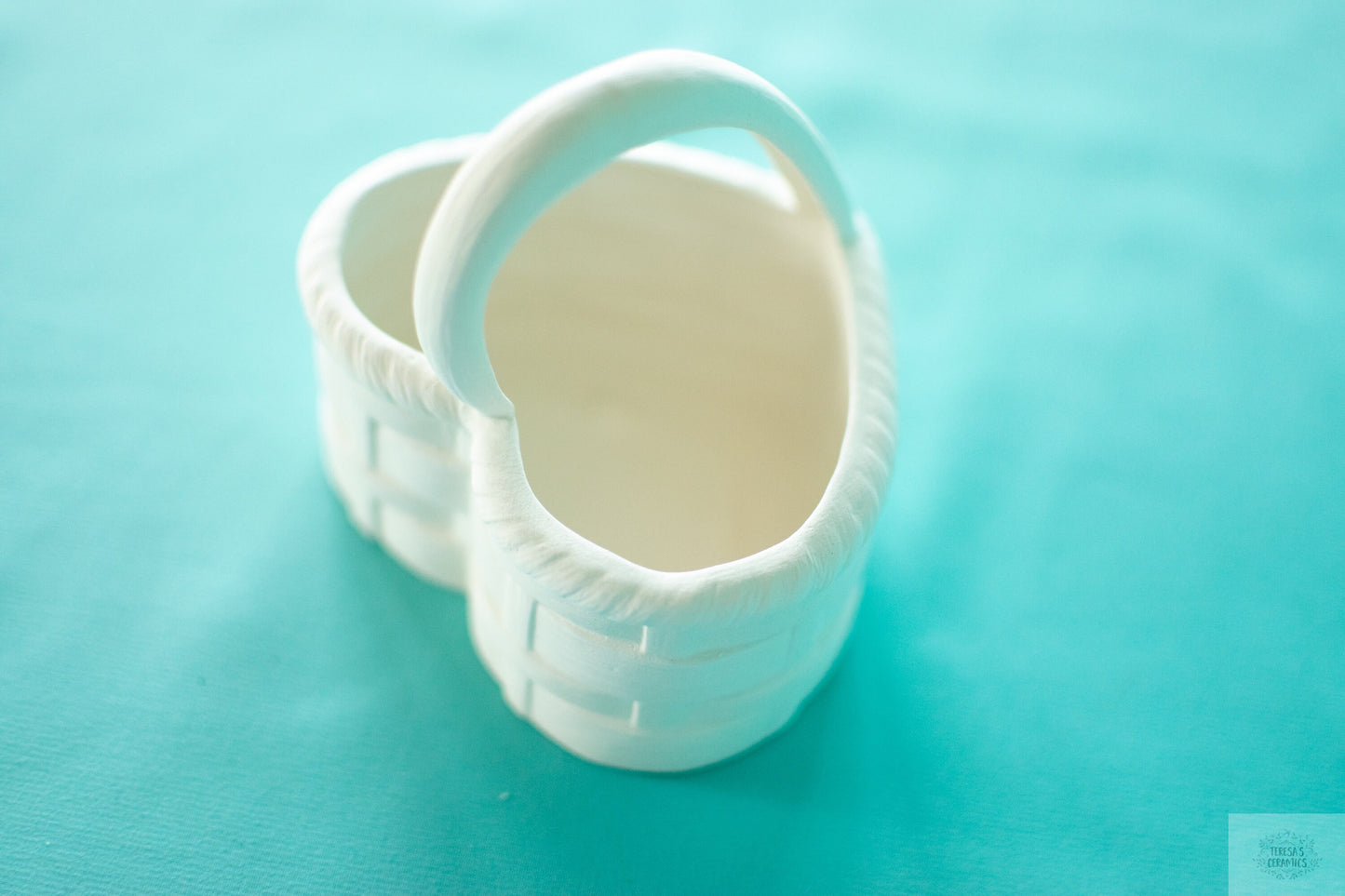 DIY Bisque Heart Candy Dish - Paint Your Own Valentine's Gift Basket - Ceramic Art Project