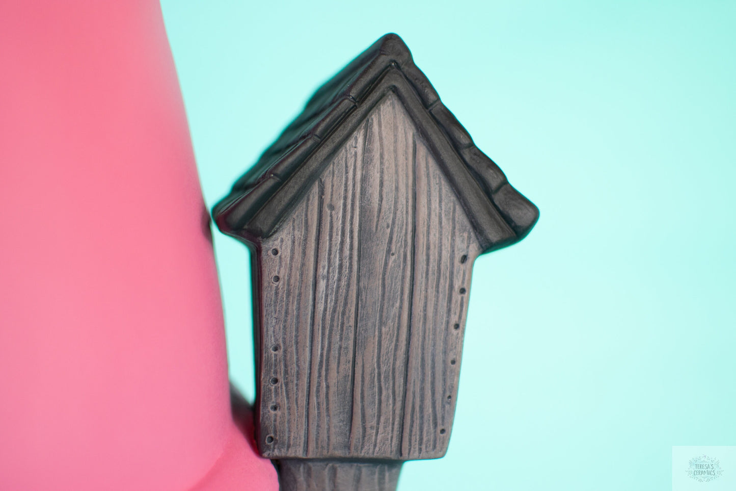Large Pink Birdhouse Gnome | Birdhouse Gonk | Gift For Her | Spring Gnome | Gnome Statue | Cottage Decor | Garden Decor
