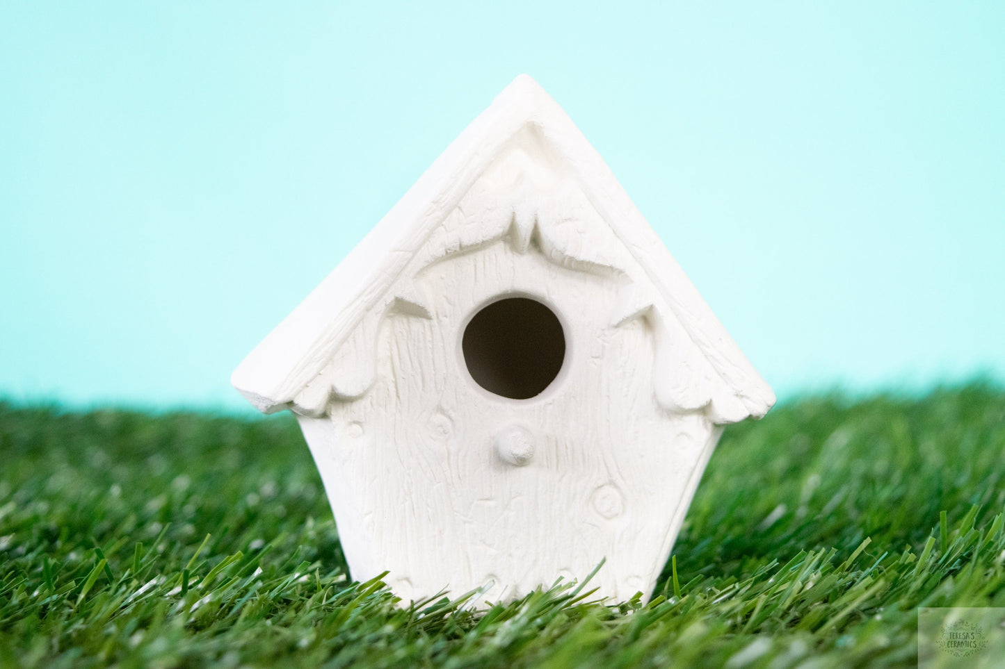 Country Wooden Birdhouse | Rustic Birdhouse Decor | Handmade Outdoor Birdhouse | DIY Paint Project | Ready To Paint