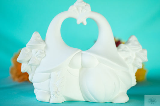 Woodland Gnome Mushroom Ceramic Bisque DIY Paint Project | Handmade Decor for Nature Lovers