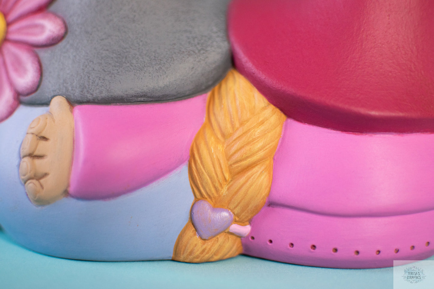 Valentine Gnomes | Valentine's Day Gift | Tea Light Gnomes | Ceramic Gnome Decor | Sweetheart Gnomes