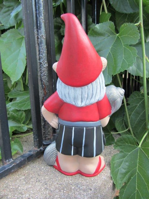 Beach Gnome with Seashell & Flip Flops - Garden Decor, Father's Day Gift, Coastal Figurine
