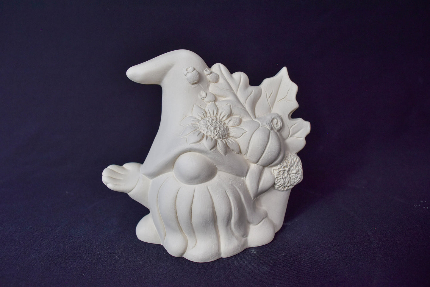 DIY Unpainted Clay Gnome Figurine - Fall Gonk Craft Project for Kids' Paint Party