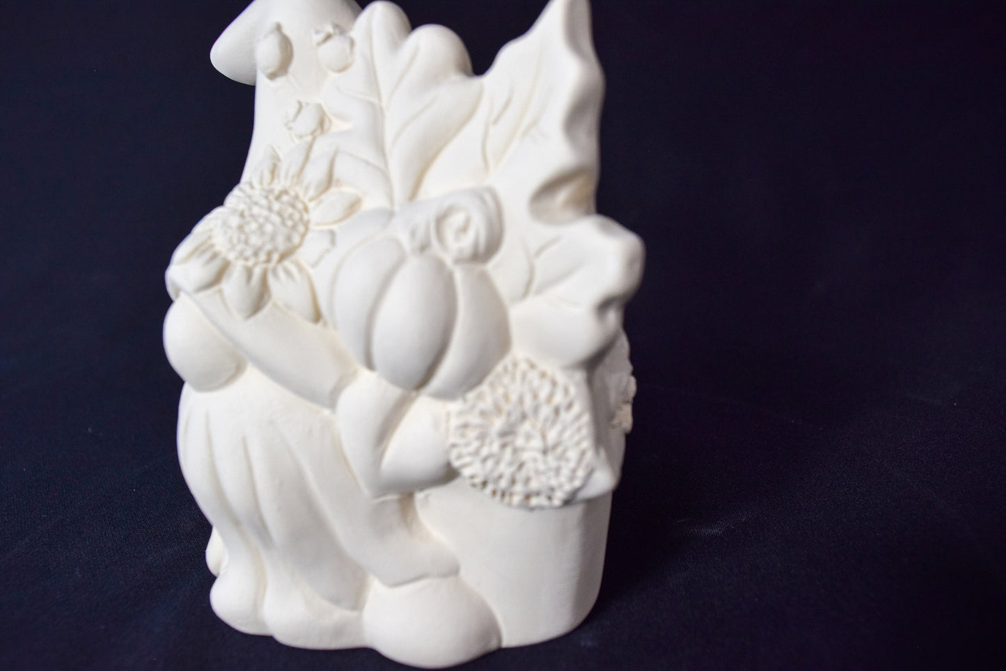 DIY Unpainted Clay Gnome Figurine - Fall Gonk Craft Project for Kids' Paint Party