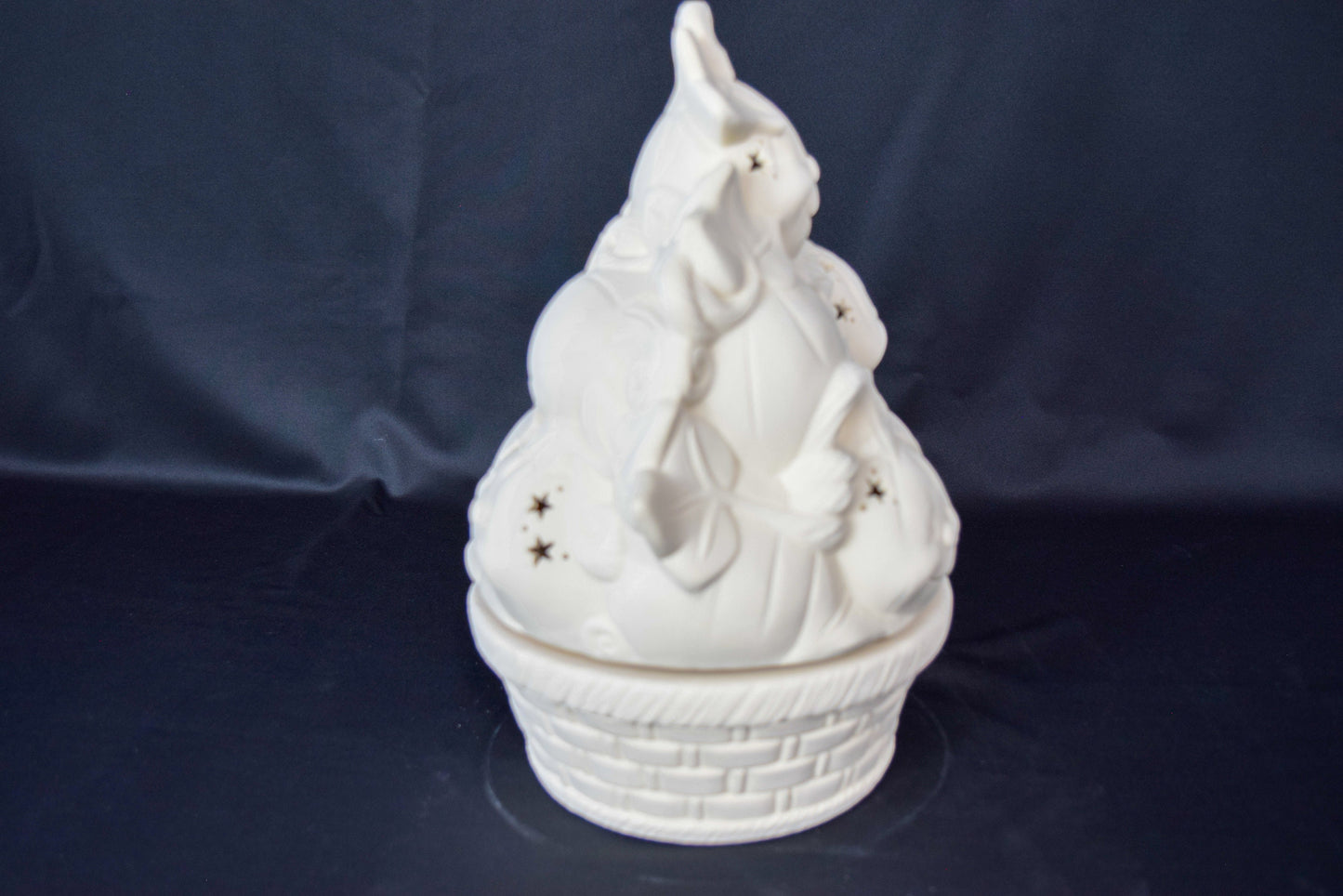 DIY Light-Up Pumpkin Stack Ceramic Lamp - Paint Your Own Fall Decor for Halloween & Autumn Mantle