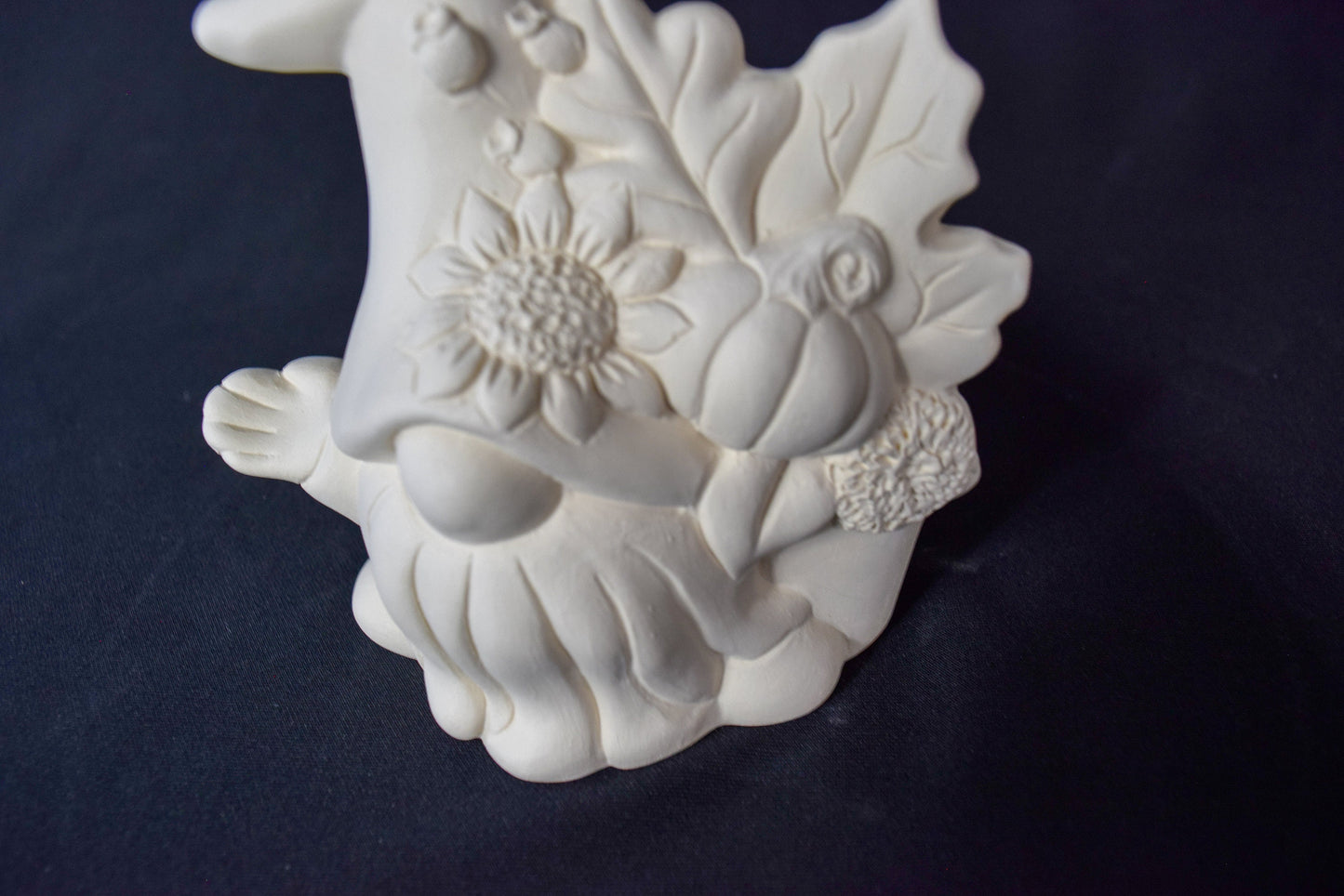 DIY Unpainted Clay Gnome Figurine - Fall Gonk Craft Project for Kids' Paint Party