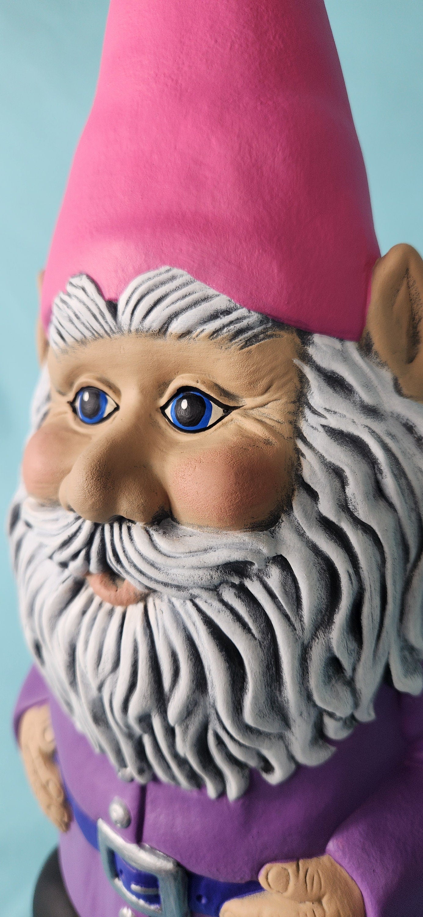 Classic Garden Gnome: Whimsical Yard Art & Outdoor Decor for Cottagecore Enthusiasts - Teresa's Ceramics