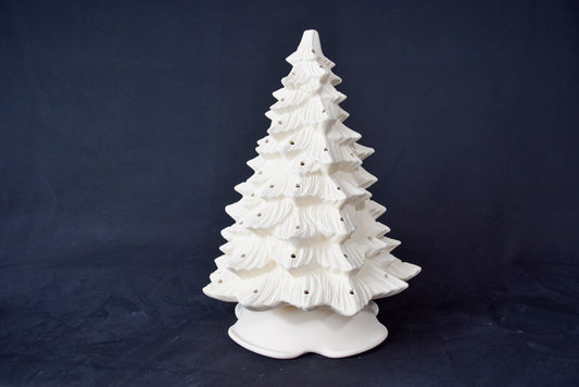 13 Inch Bisque Doc Holiday Classic Vintage Christmas Tree