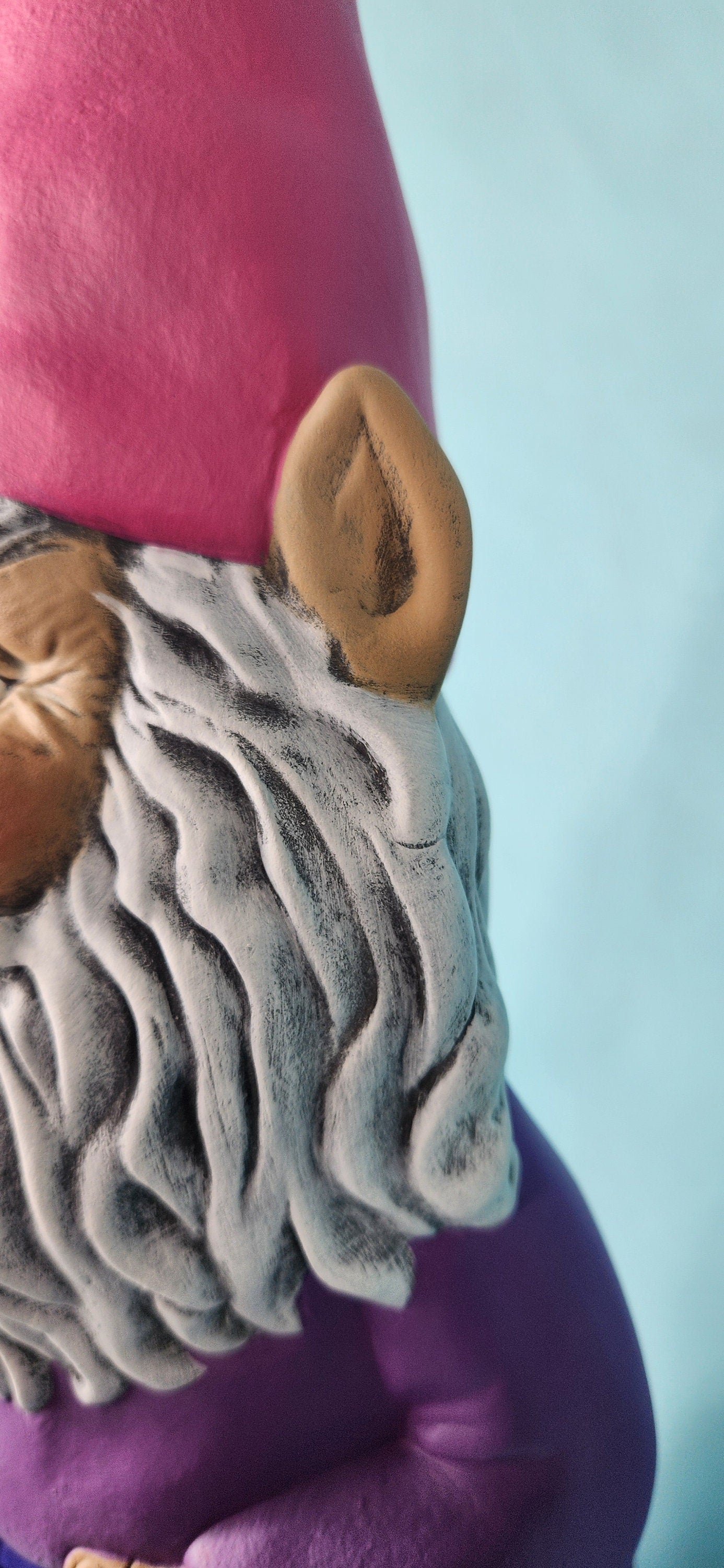 Classic Garden Gnome: Whimsical Yard Art & Outdoor Decor for Cottagecore Enthusiasts - Teresa's Ceramics