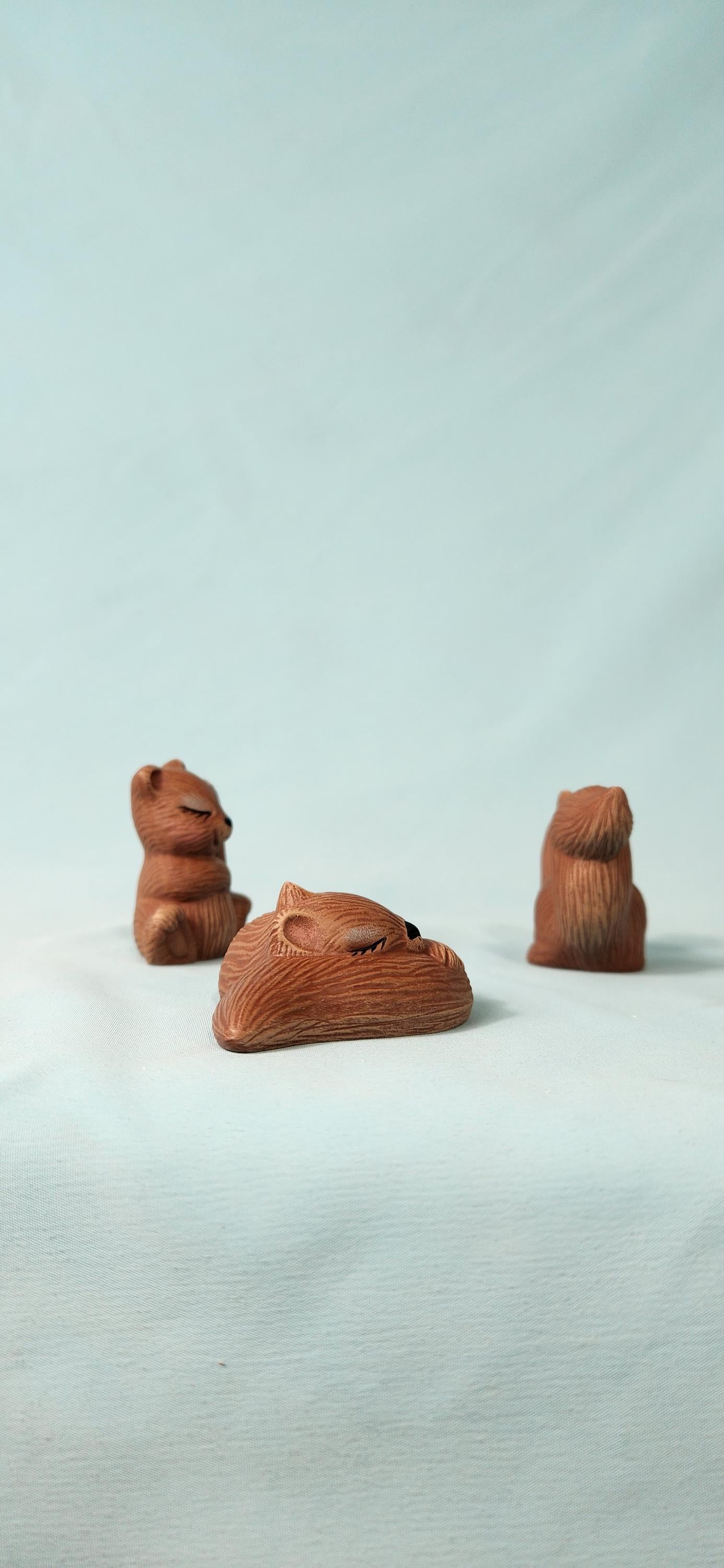 Squirrel Friends - Set of 3 - Little Woodland Squirrels