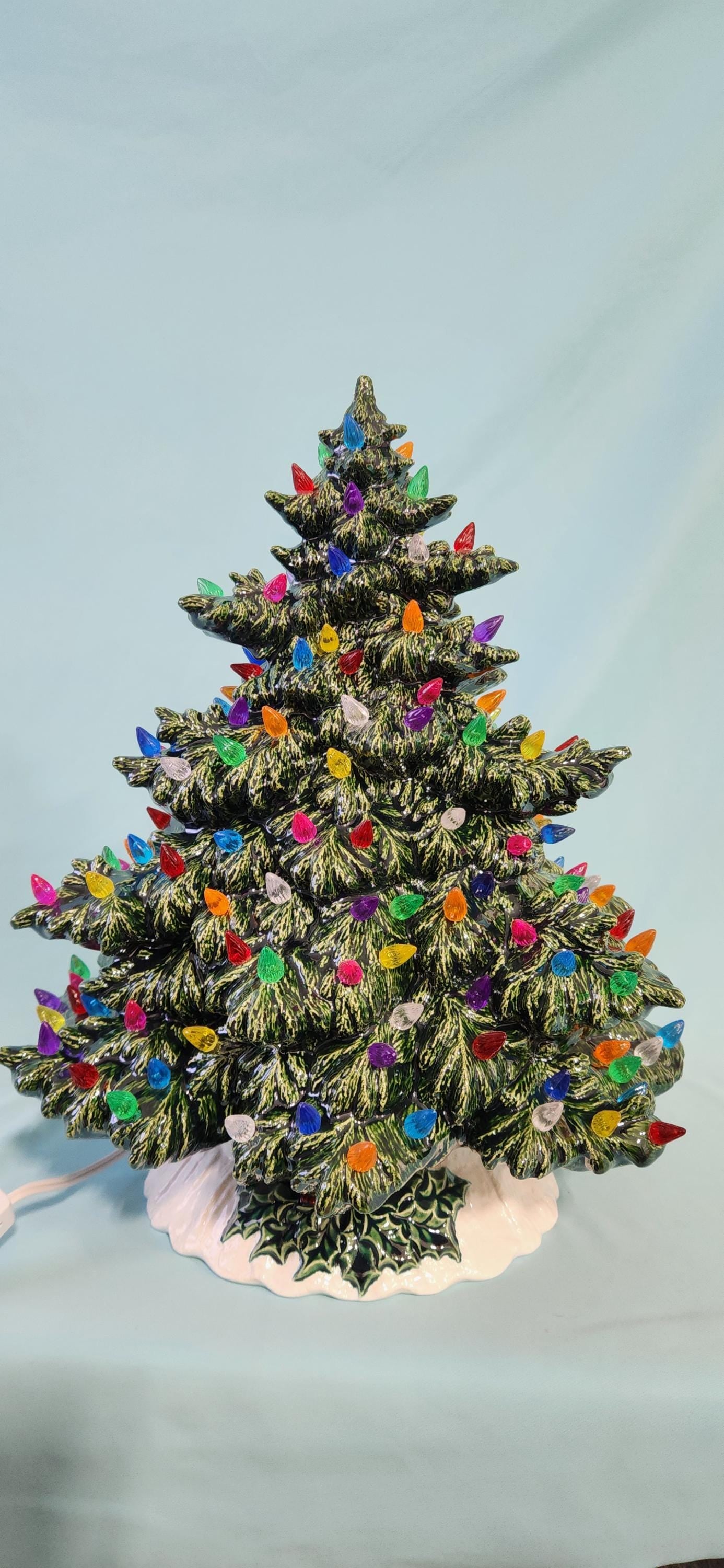 Massive Frasier Fir Lighted Ceramic Christmas Tree | Free Shipping - Teresa's Ceramics
