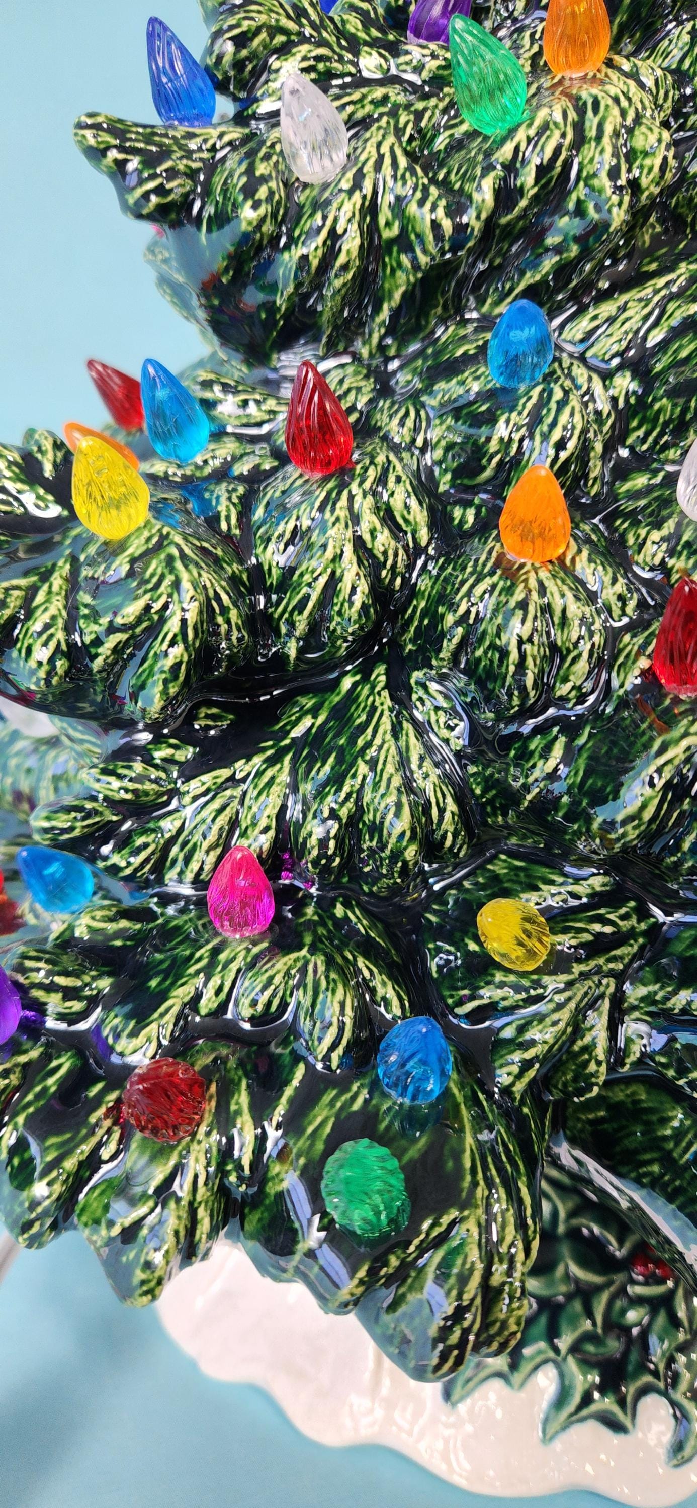 Massive Frasier Fir Lighted Ceramic Christmas Tree | Free Shipping - Teresa's Ceramics
