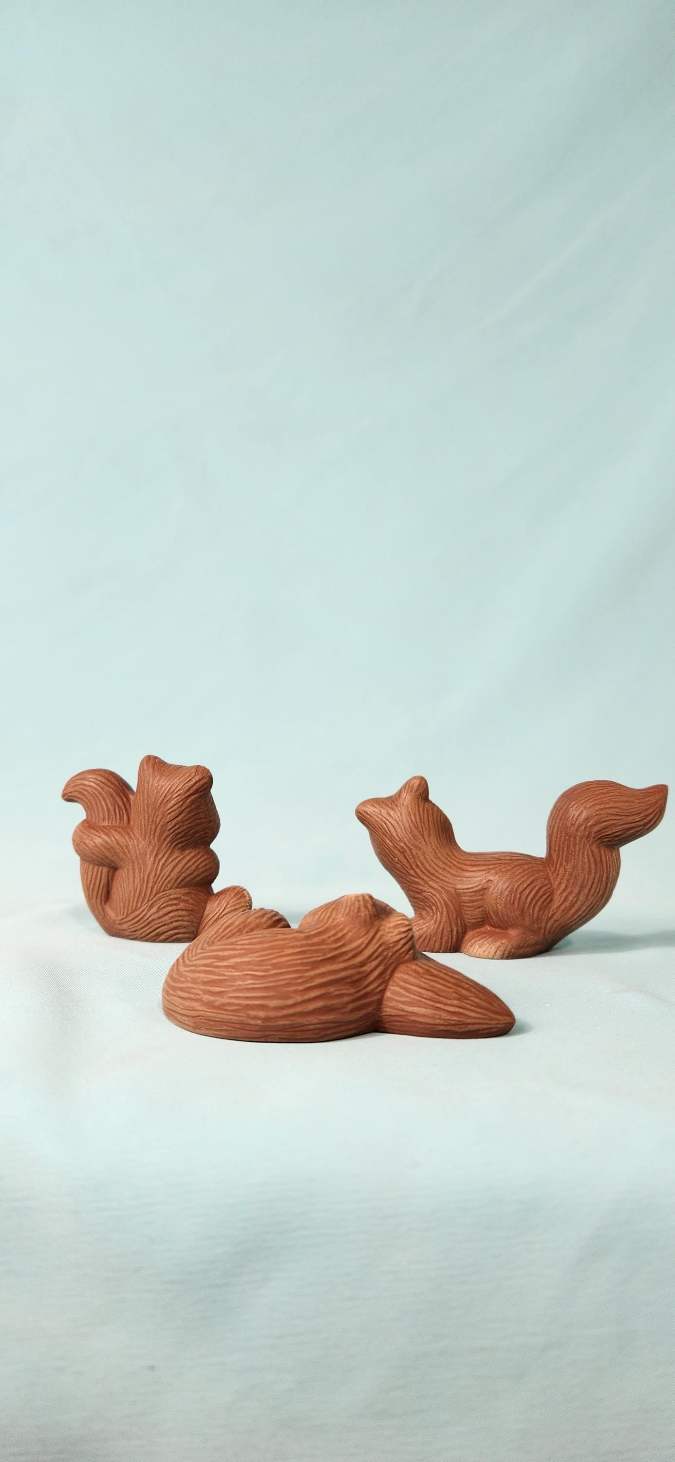 Squirrel Friends - Set of 3 - Little Woodland Squirrels