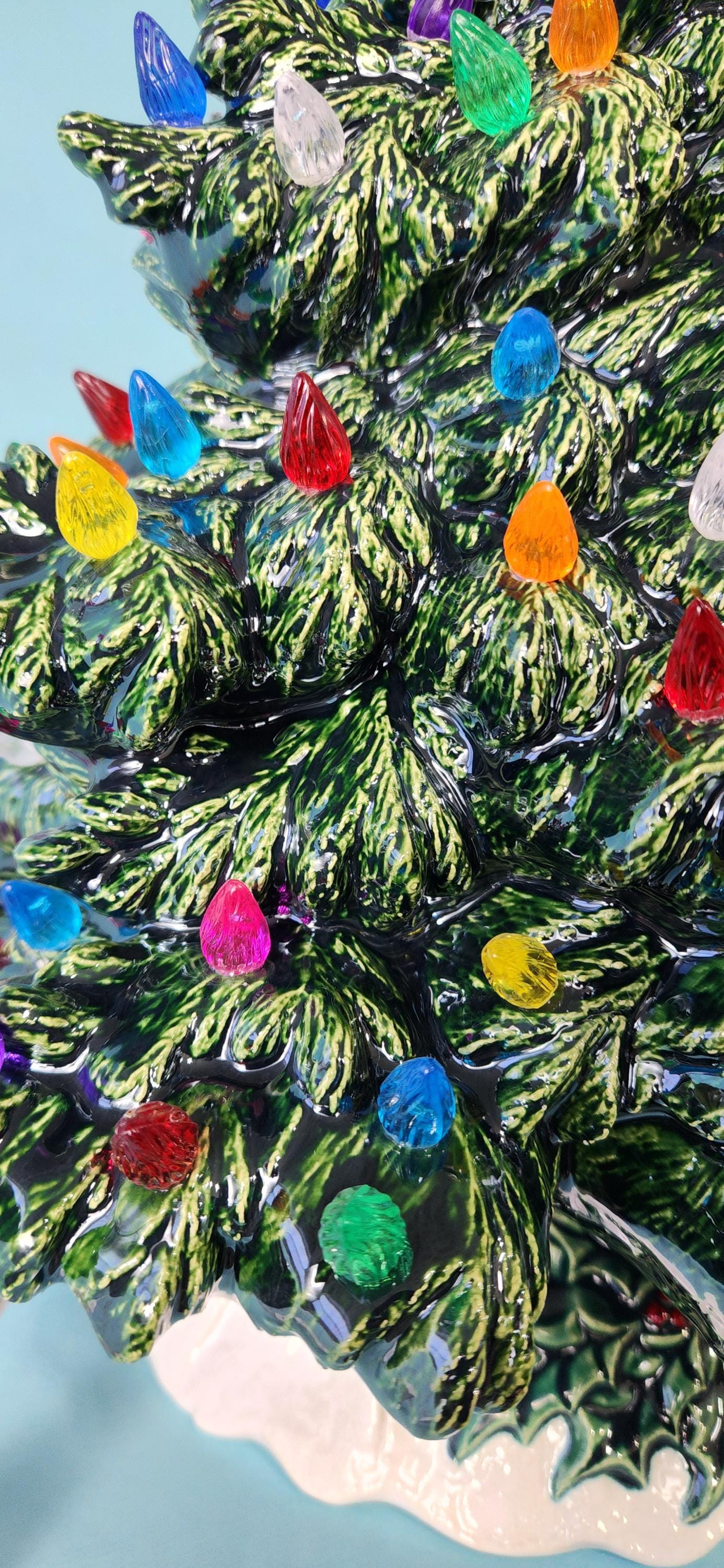 Massive Frasier Fir Lighted Ceramic Christmas Tree | Free Shipping - Teresa's Ceramics