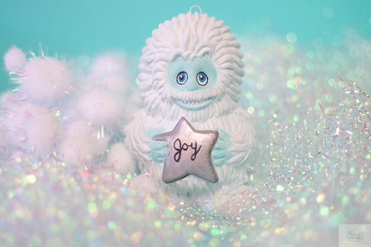 Yeti Ornament | Christmas Tree Ornament | Abdominal Snowman - Teresa&#39;s Ceramics
