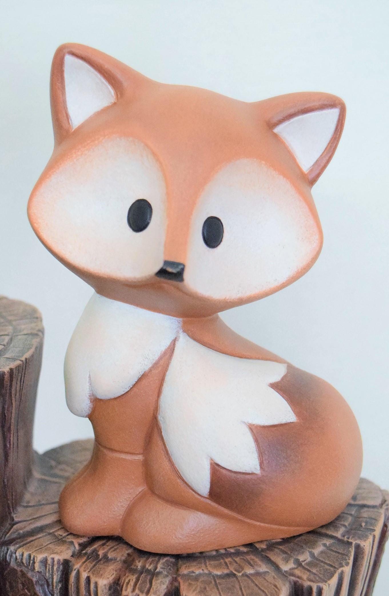 Baby Fox Set | Set of Three | Cute Woodland Foxes - Teresa&#39;s Ceramics
