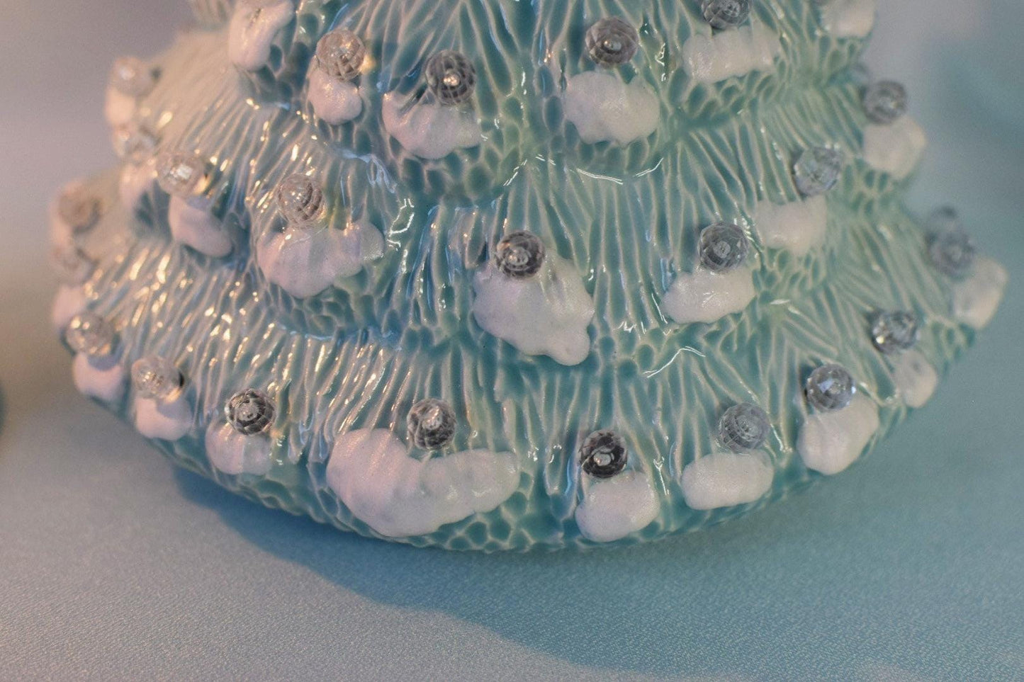 Ceramic Christmas Tree | Snowy Fur Branches - Teresa&#39;s Ceramics