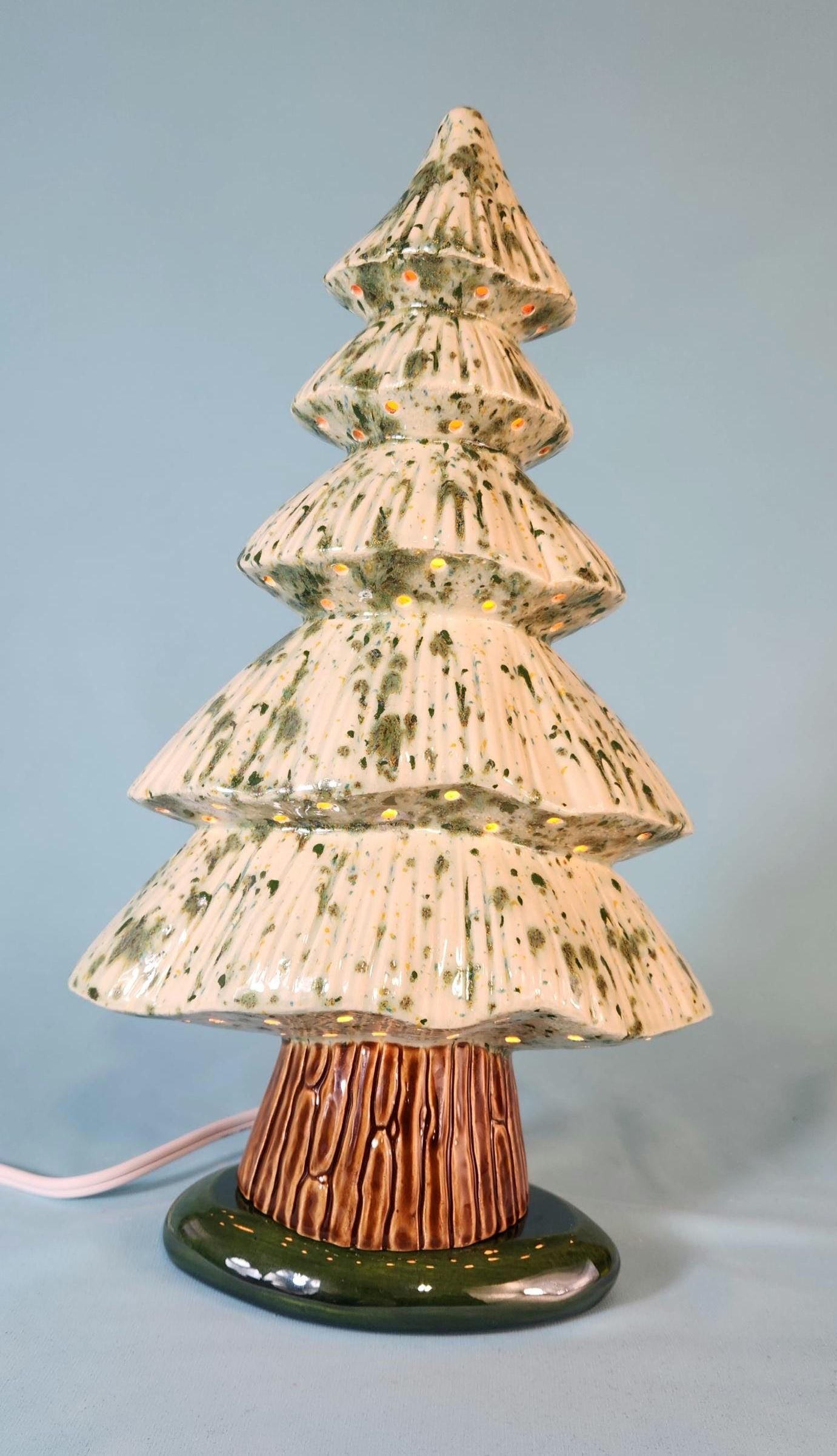 RESERVED For Karen - Enchanting Illuminated Woodland Accent Tree with Night Creatures - Woodland Critter Forest Decor