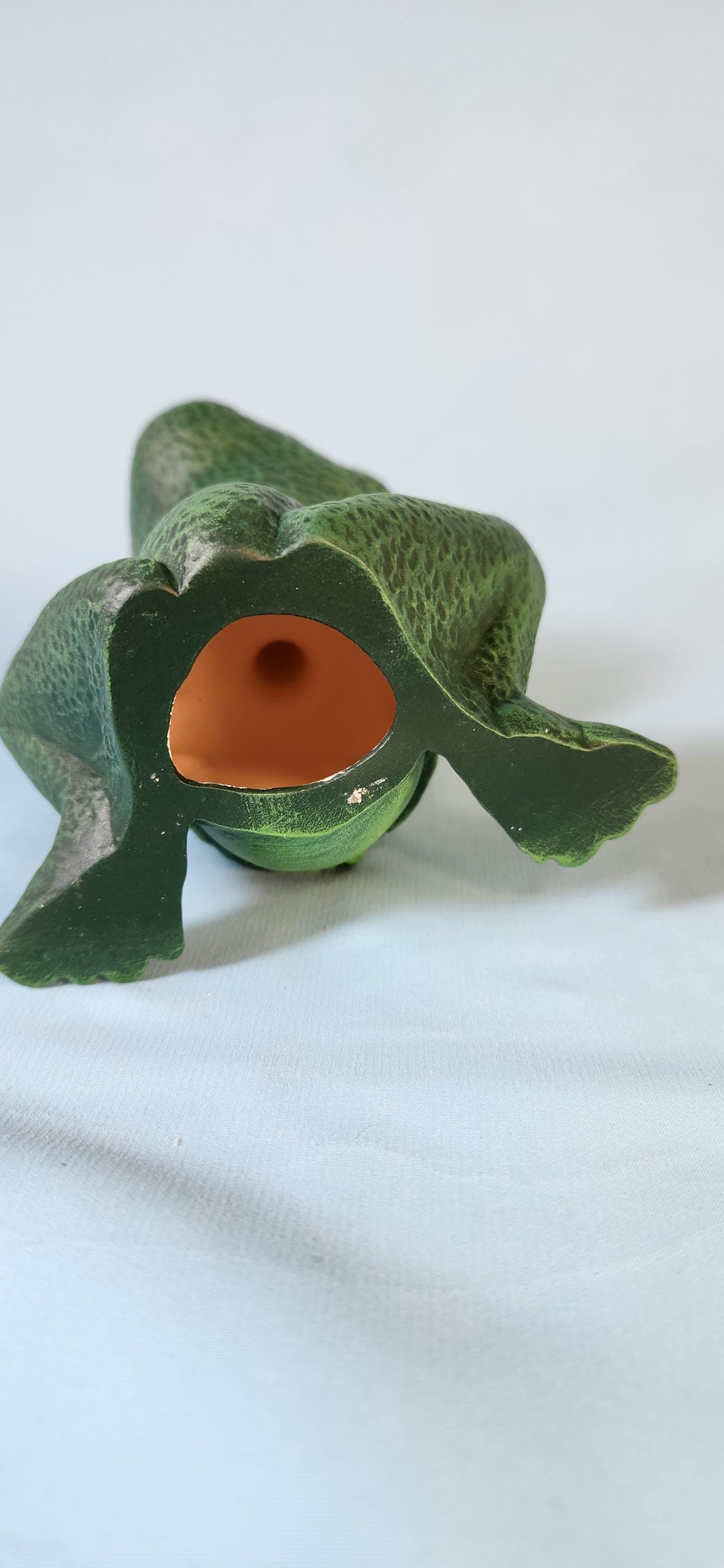 Ceramic Bobblehead Frog: Cute Collectible Nodder, Woodland Nursery Decor