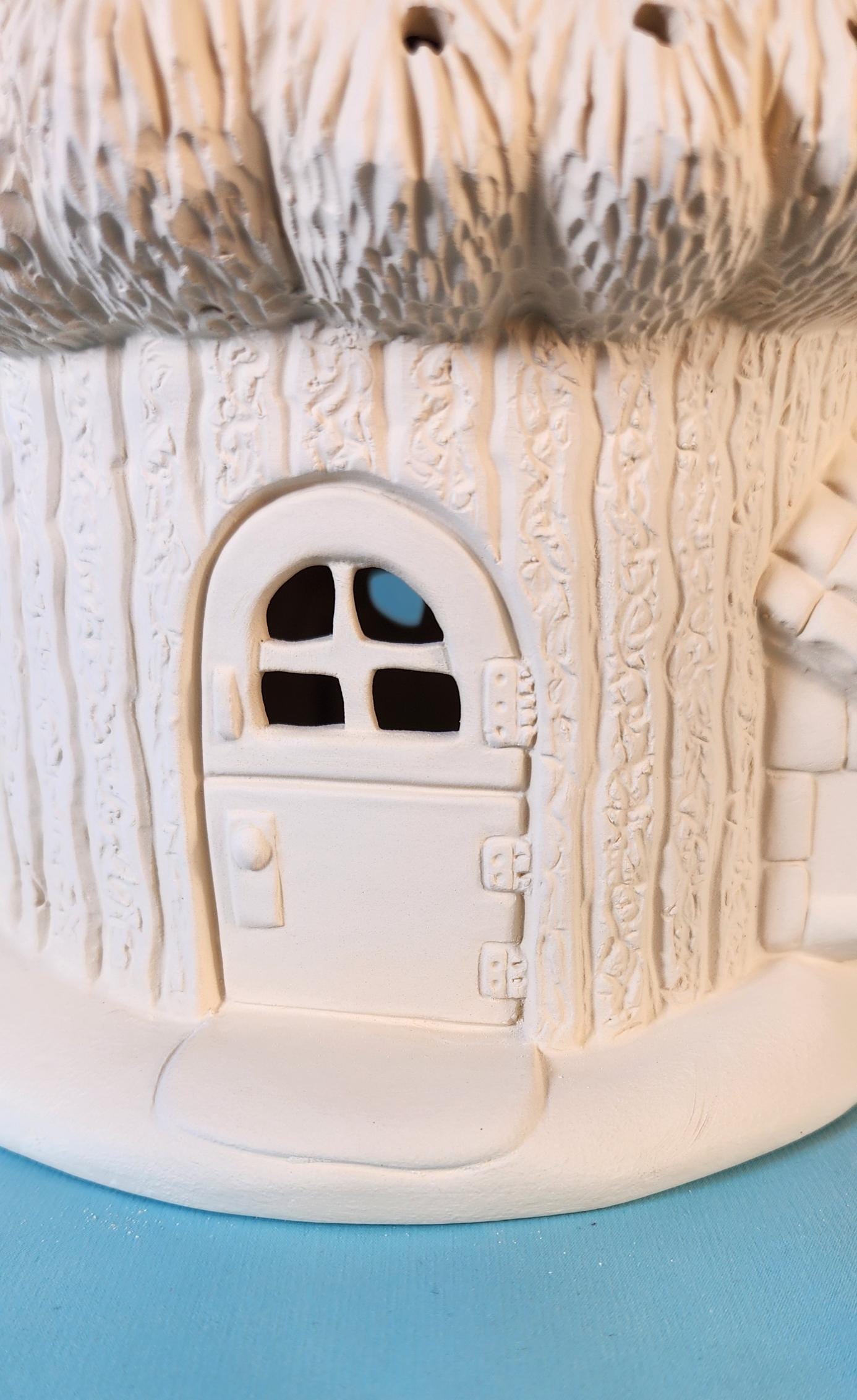 Enchanting Fairy Christmas Tree House - DIY Ceramic Bisque Painting Project for Kids & Adults - Teresa's Ceramics