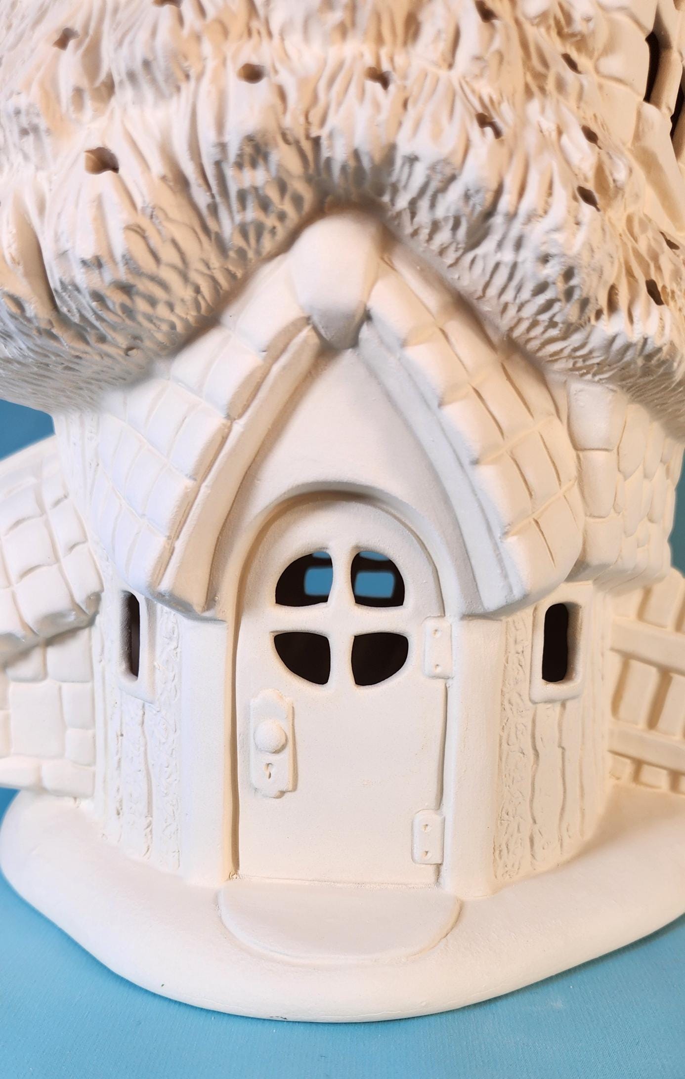 Enchanting Fairy Christmas Tree House - DIY Ceramic Bisque Painting Project for Kids & Adults - Teresa's Ceramics