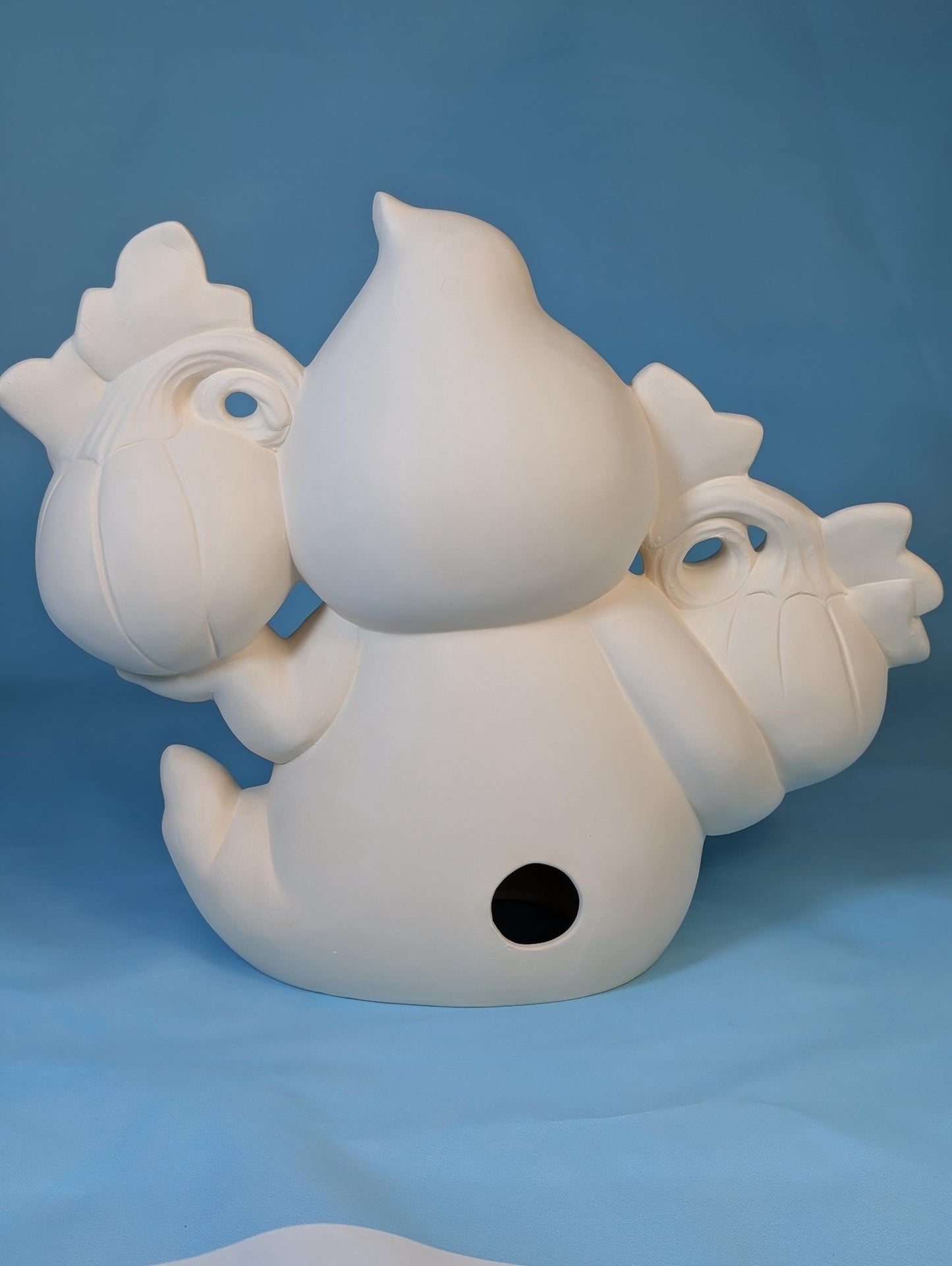 Illuminated Unpainted Halloween Ghost Pumpkin Decoration - DIY Craft Project - Spooky Decor | READY To SHIP