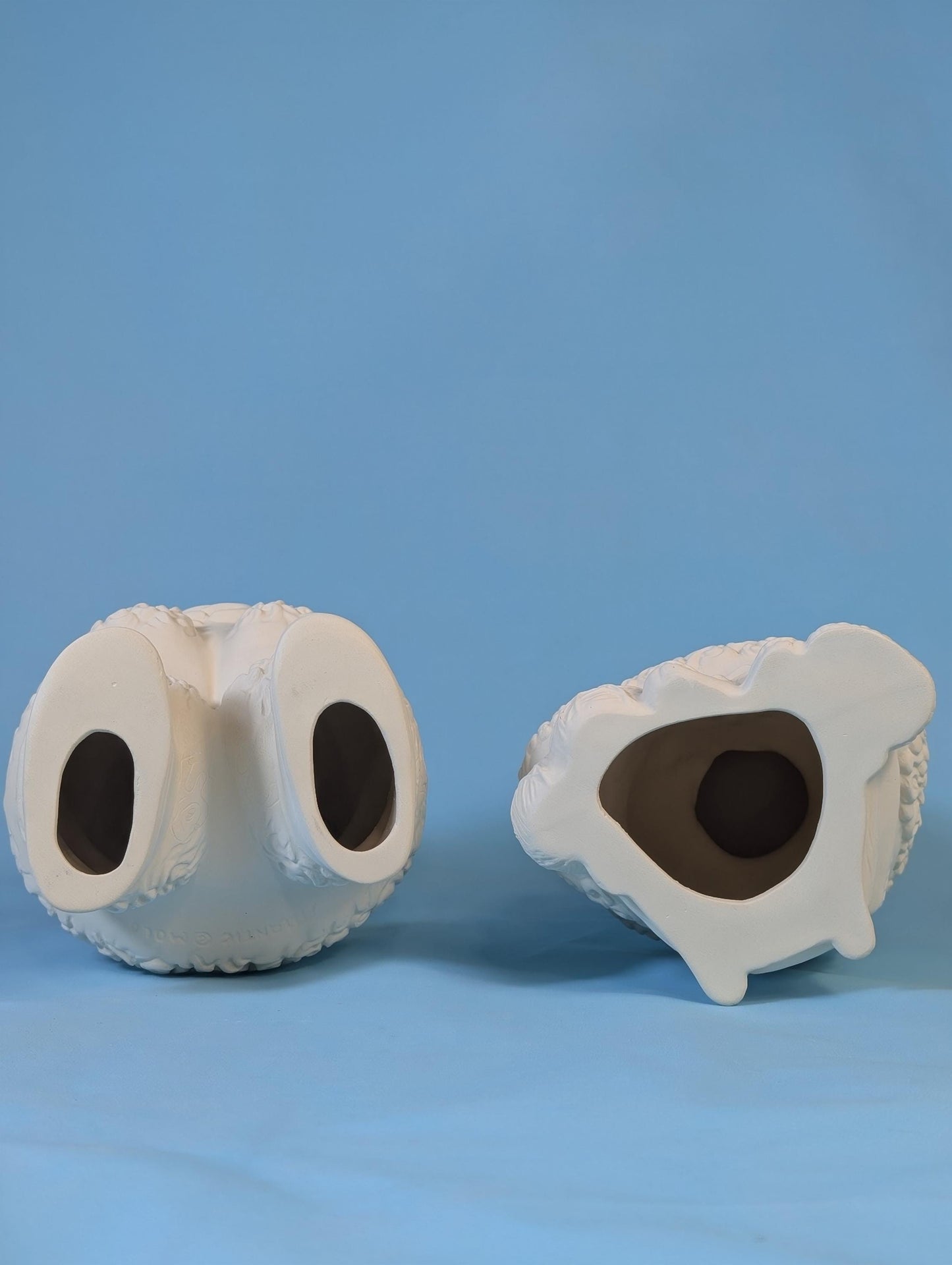 Paintable Mr. and Mrs. Claus Ceramic Figurines - DIY Christmas Decor for Crafters and Artists