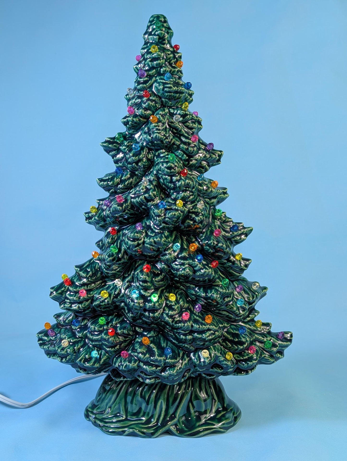 Tampa Bay Bluegrass-Inspired Low Profile Christmas Tree Topper - 15.5 inch Holiday Decoration
