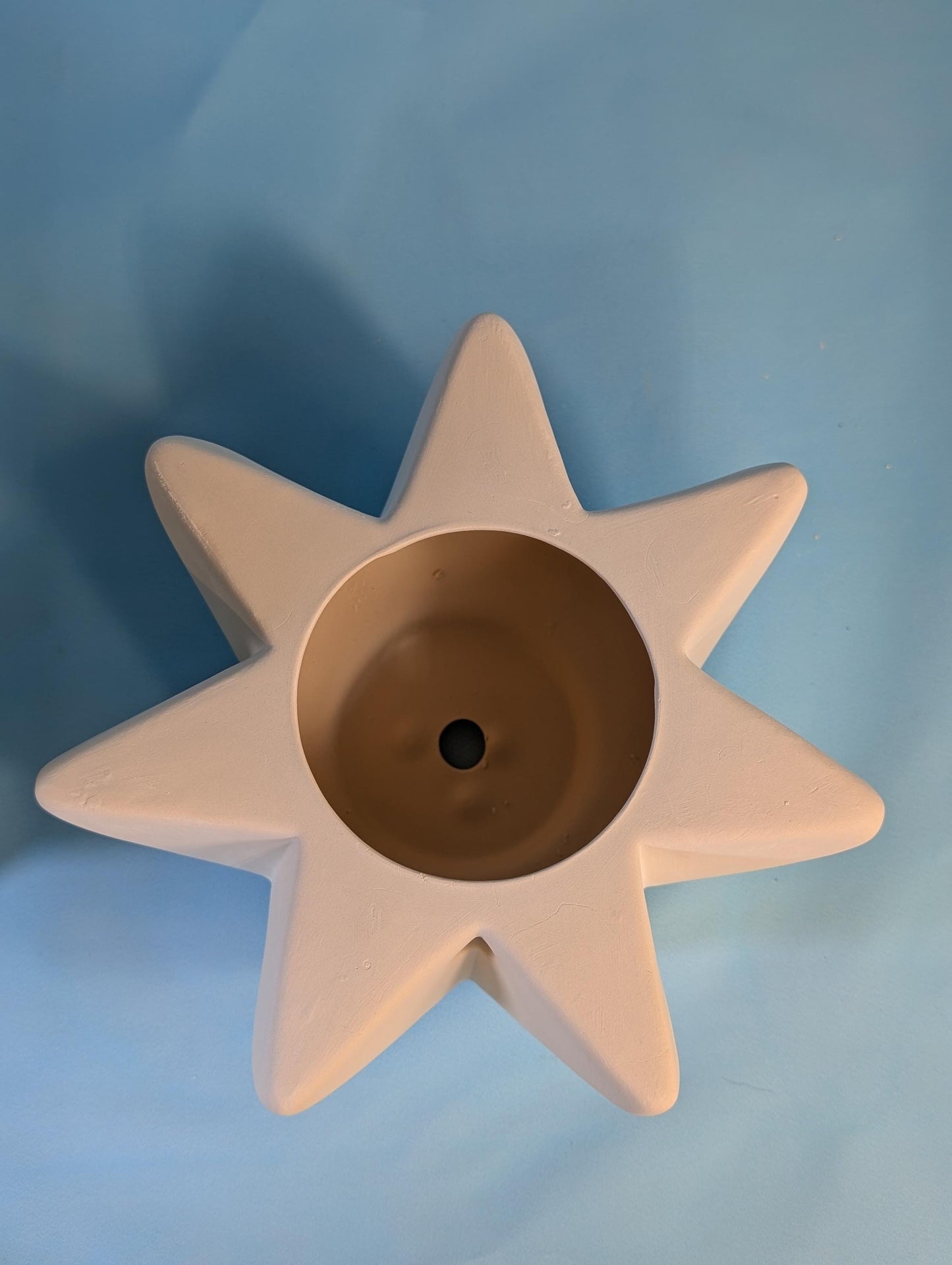 Unfinished Ceramic Bisque Lava Tree Sculpture - 14 Inch Tall Clay Art for DIY Painting