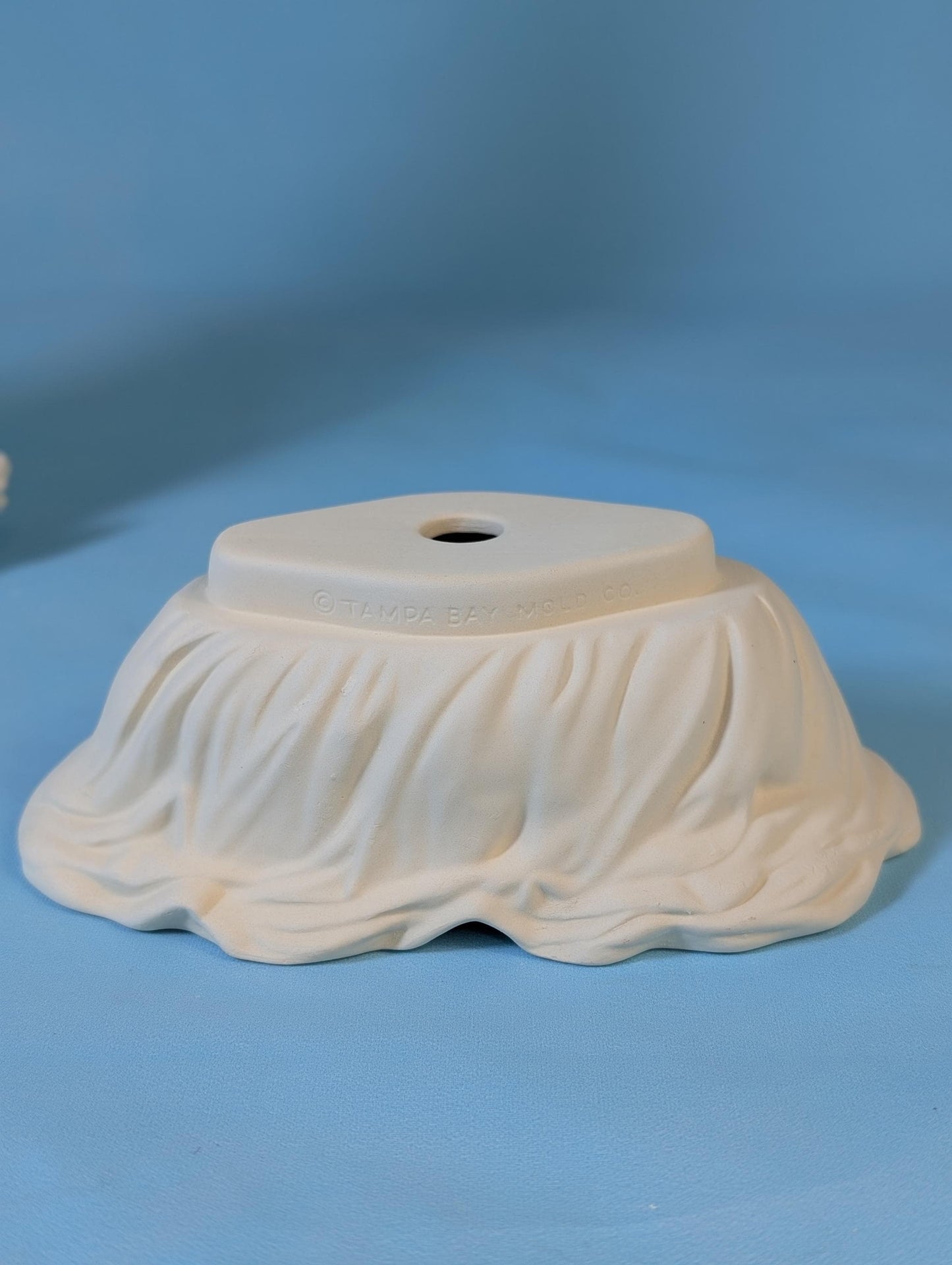 RESERVED for Amylyn - Tampa Bay 12-inch base for Christmas tree Glazed red