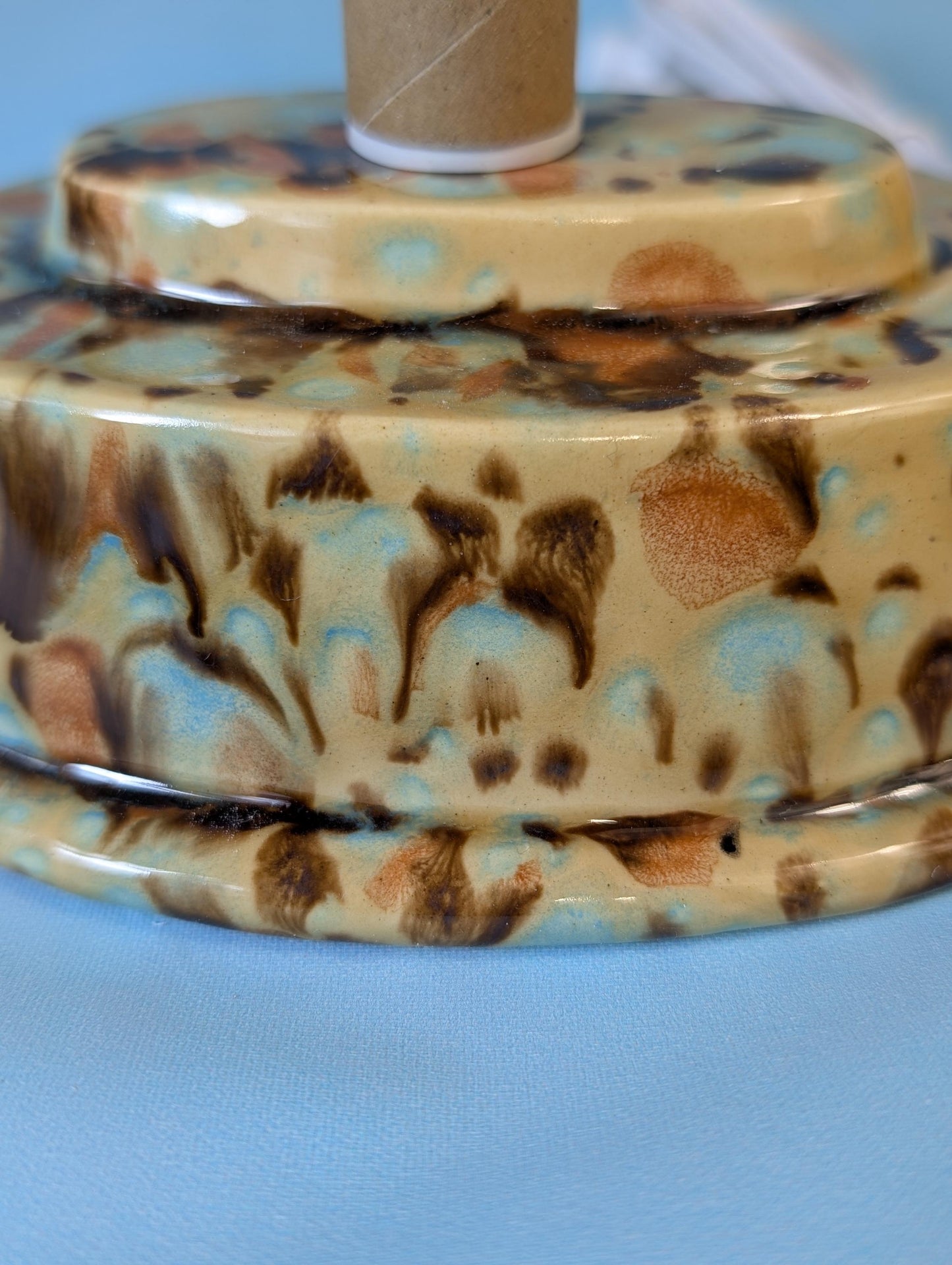 Festive Crystal Glazed Puppy Dog Trees - Holiday Ceramic Decorations Winter Display