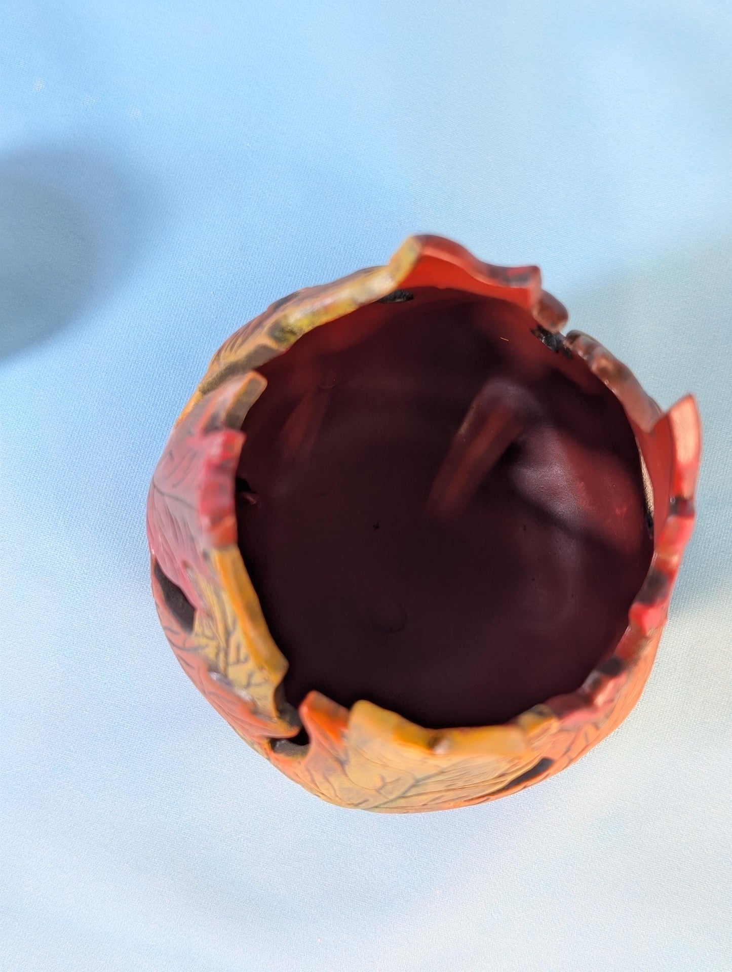 Ceramic Maple Leaf Candle Holder: Autumn Wedding Centerpiece | Fall Decor for Tables & Celebrations