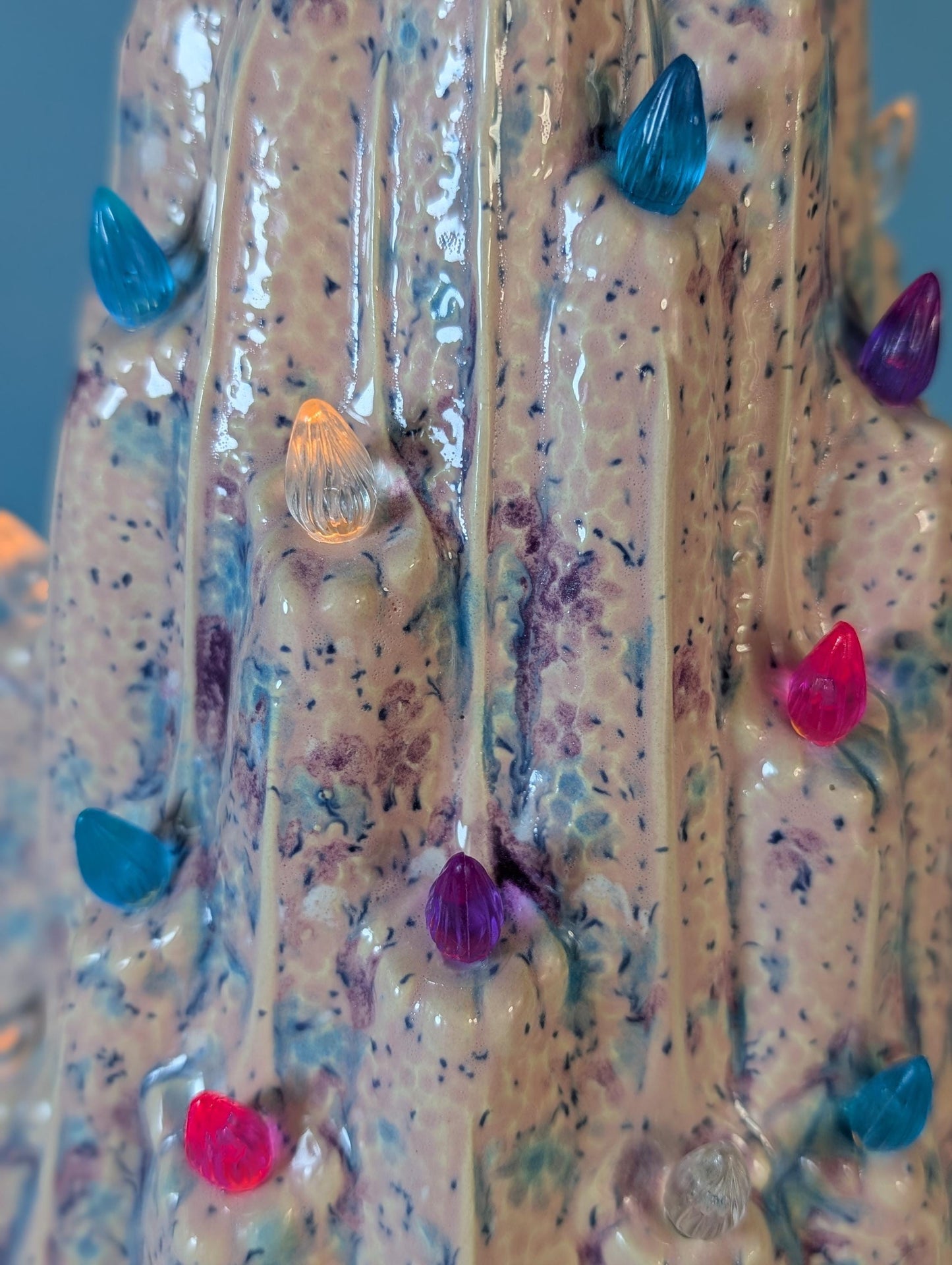 Enchanting Pink Illuminated Fairy Pixie Lava Tree - Large Magical Woodland Decor, Ready to Ship