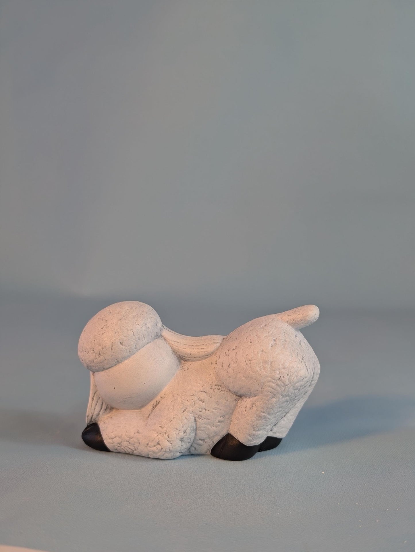 Ceramic Lambs - Set of 3  Spring lambs - baby sheep- cute little lamb-Easter lamb-sheep nic nac-Easter gift - Teresa's Ceramics