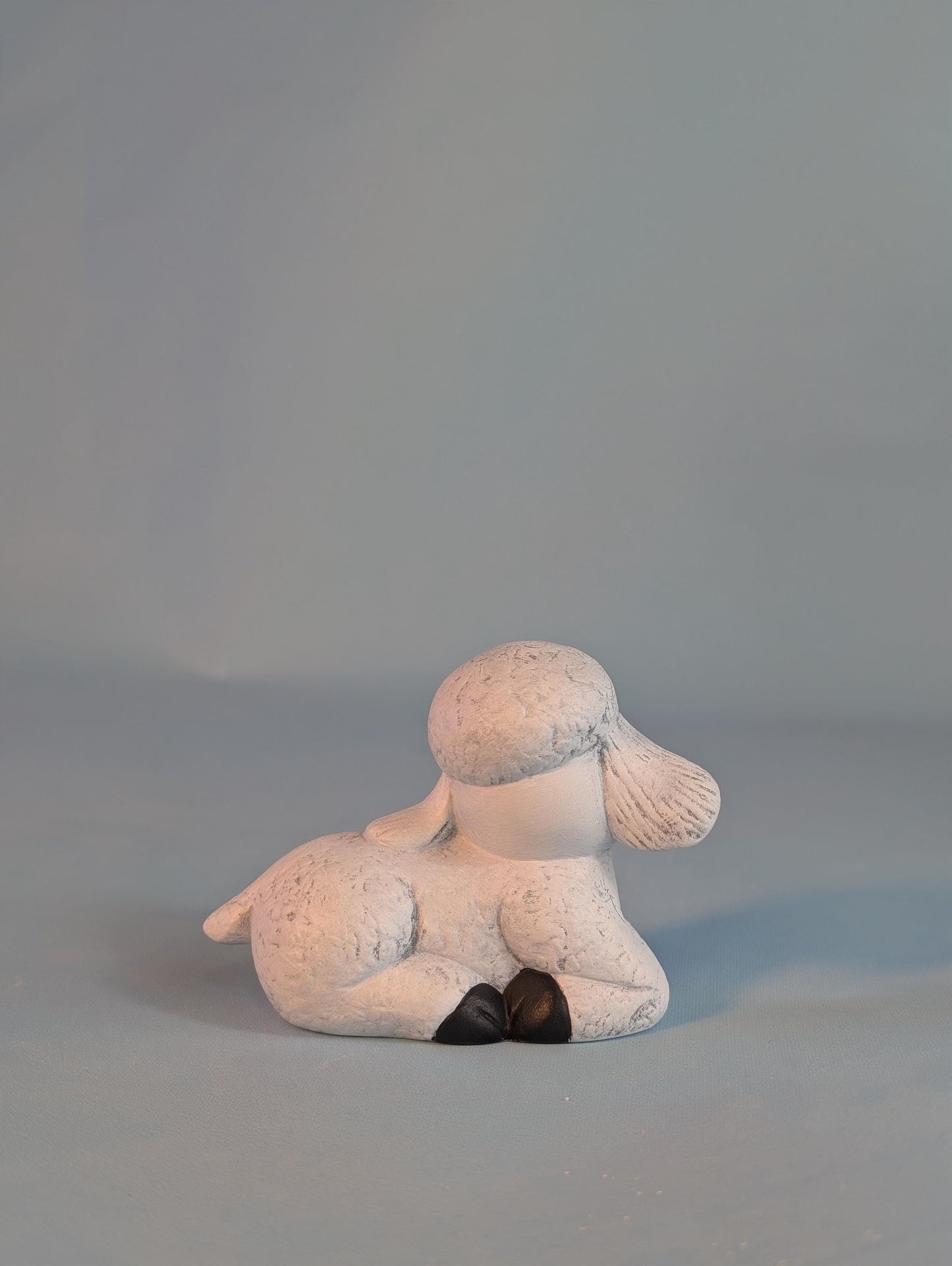 Ceramic Lambs - Set of 3  Spring lambs - baby sheep- cute little lamb-Easter lamb-sheep nic nac-Easter gift - Teresa's Ceramics