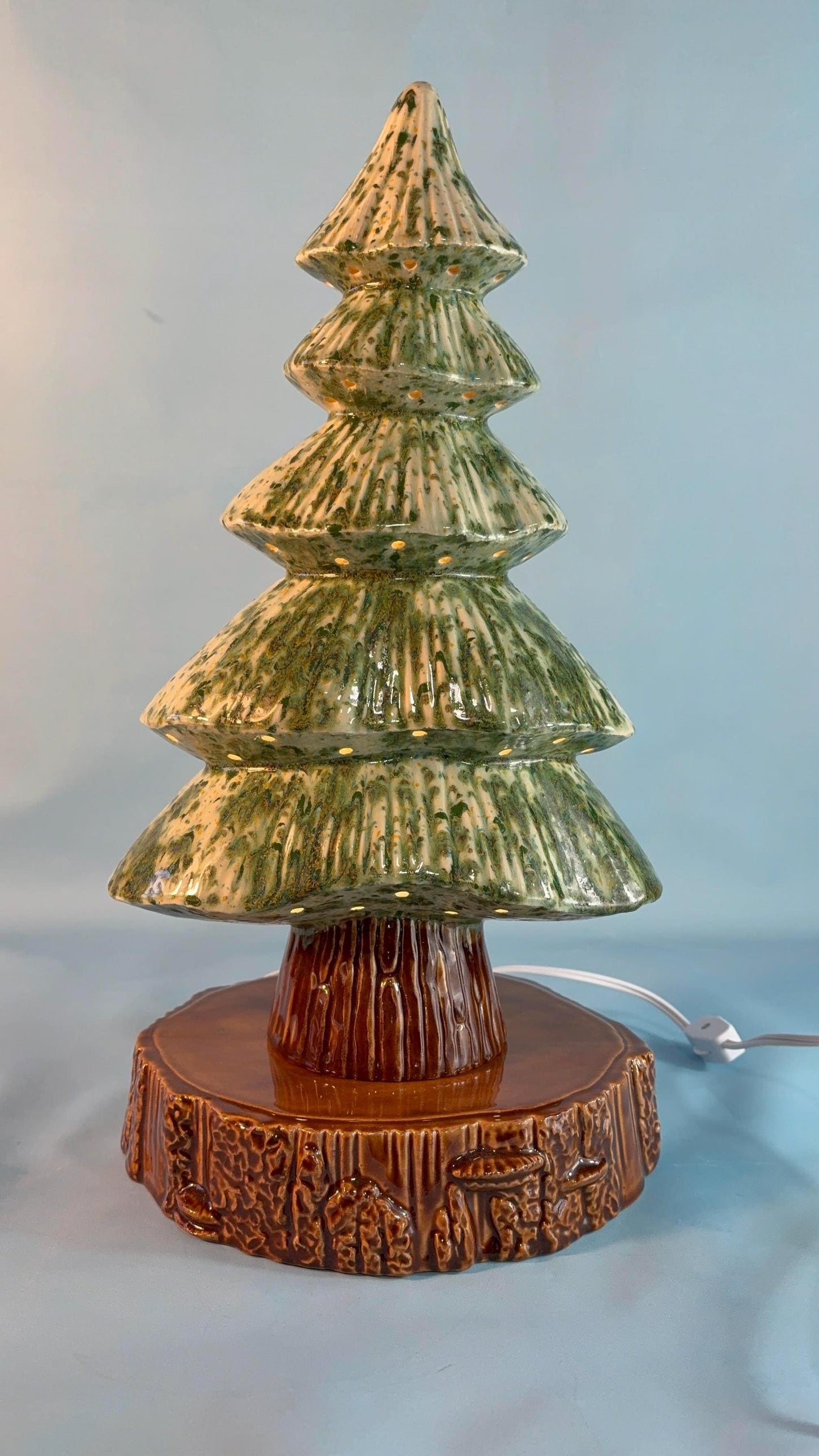 RESERVED For Karen - Enchanting Illuminated Woodland Accent Tree with Night Creatures - Woodland Critter Forest Decor