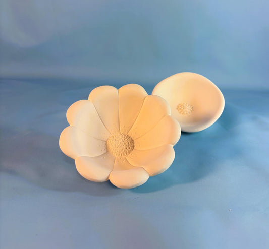 Bisque Bee cups - Bee pollinator watering station - DIY garden decor