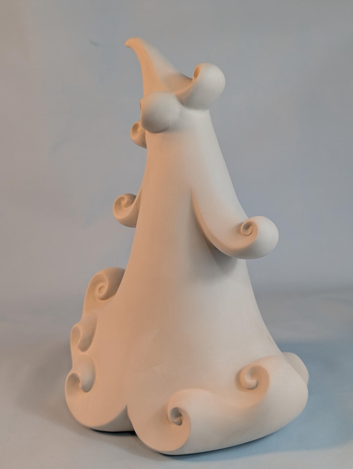 Unpainted 11 in Ceramic Mayco Jolly Tree | Whimsical DIY Christmas Tree Bisque | Holiday Paint Kit