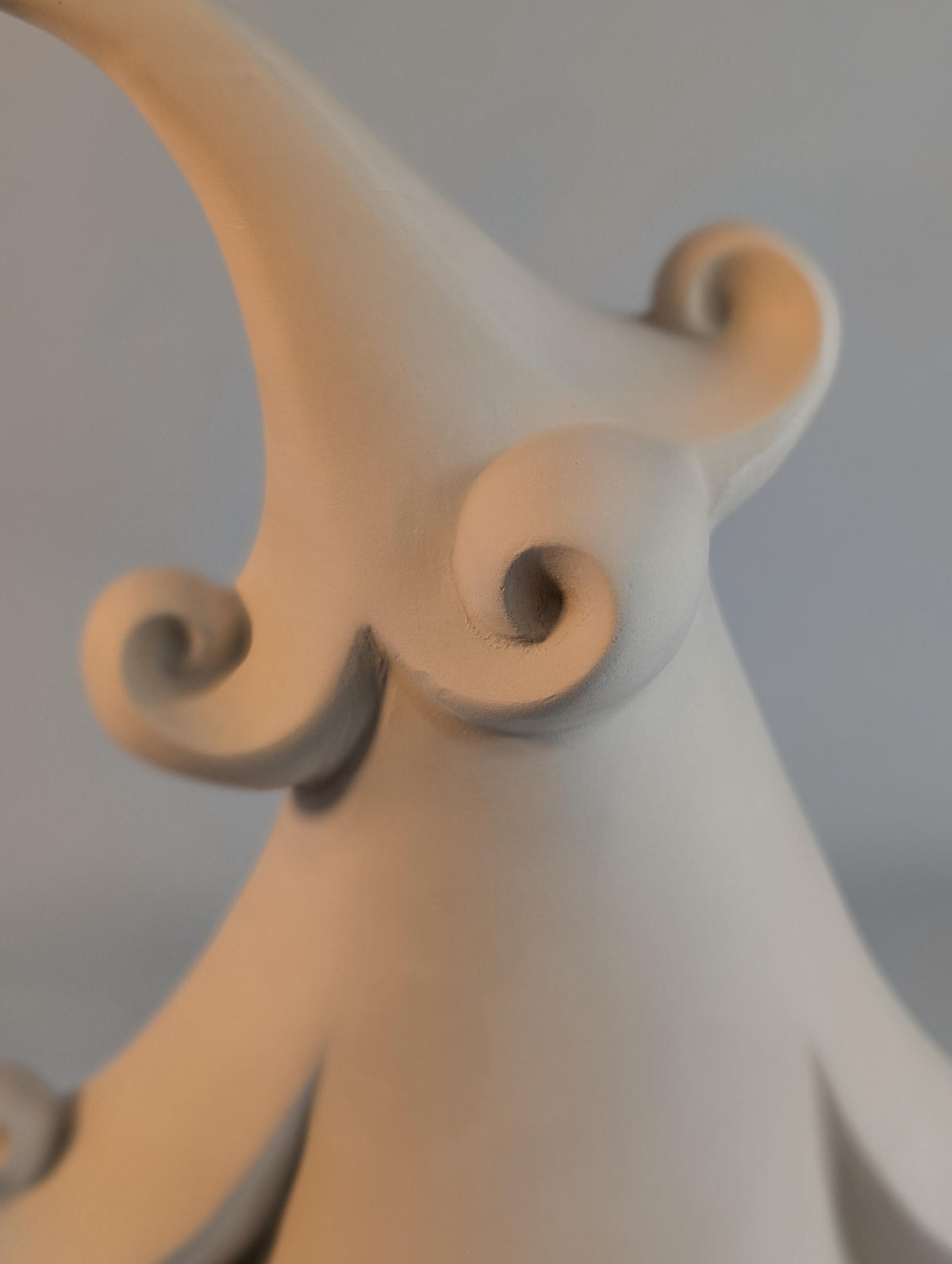 Unpainted 11 in Ceramic Mayco Jolly Tree | Whimsical DIY Christmas Tree Bisque | Holiday Paint Kit