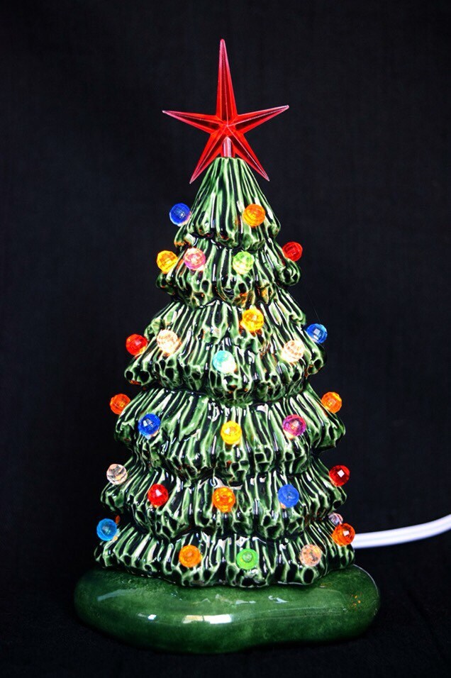 Small Christmas Tree | Slim Windowsill Style | 5.75 Inches tall