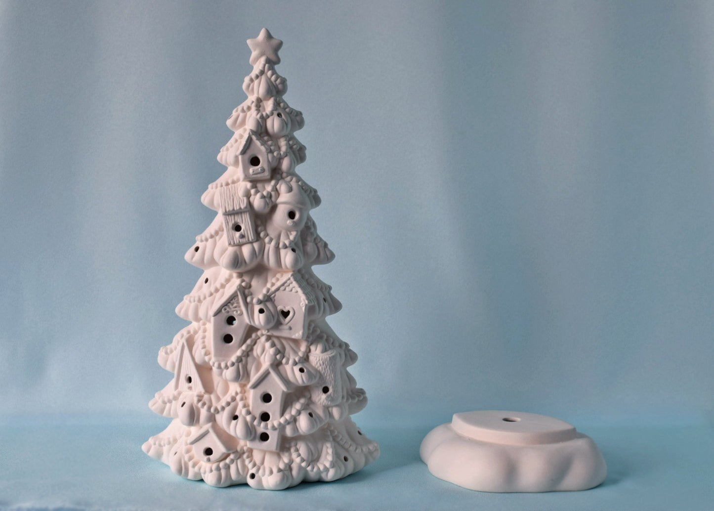 DIY Bisque Birdhouse | Ceramic Christmas Tree