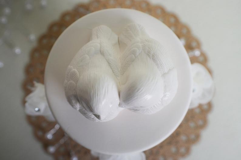 Wedding Cake Topper | Lovebirds