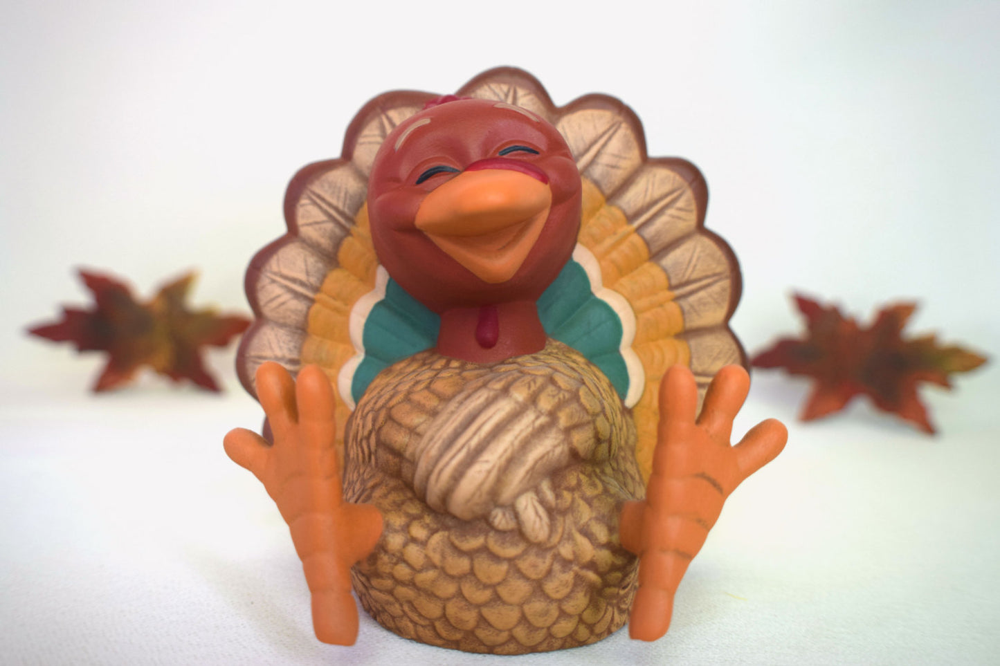 Ceramic Thanksgiving Turkey | Table Centerpiece