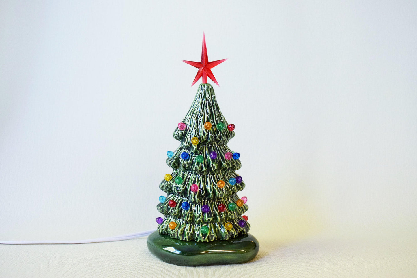 Ceramic Christmas tree in bisque - 5.75 inches tall - DIY