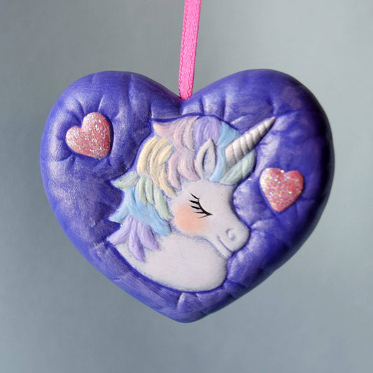 Unicorn Heart Necklace