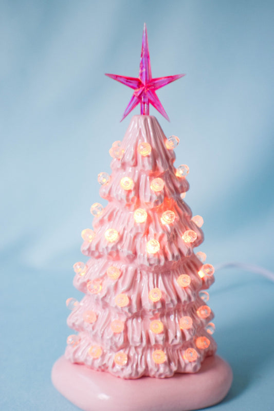 Mini Pink Christmas Tree