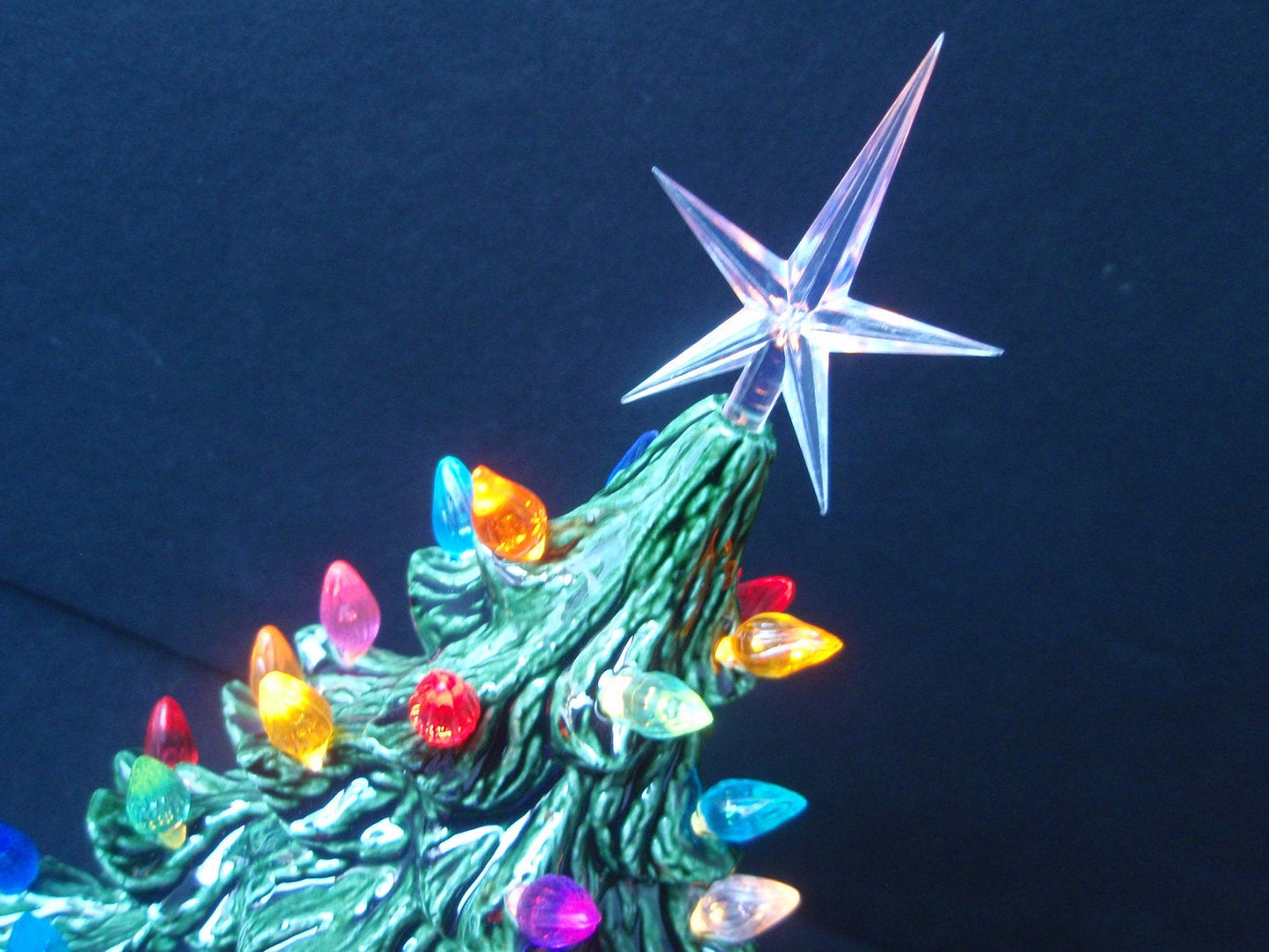 DIY Vintage Style | Ceramic Christmas Tree Light | 19"