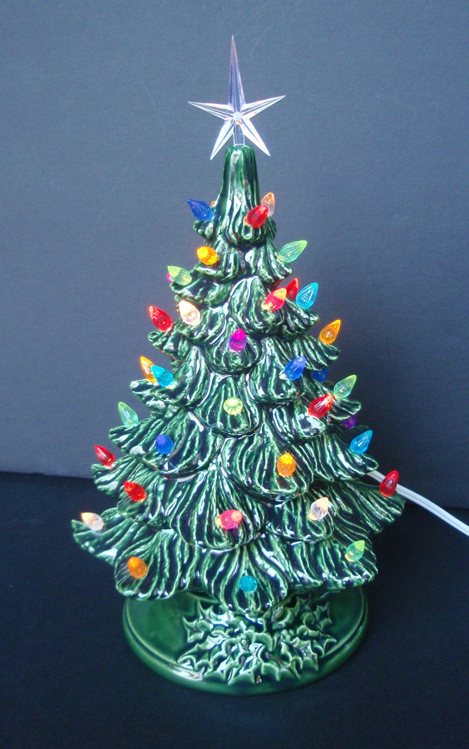 DIY Vintage Style | Ceramic Christmas Tree Light | 19